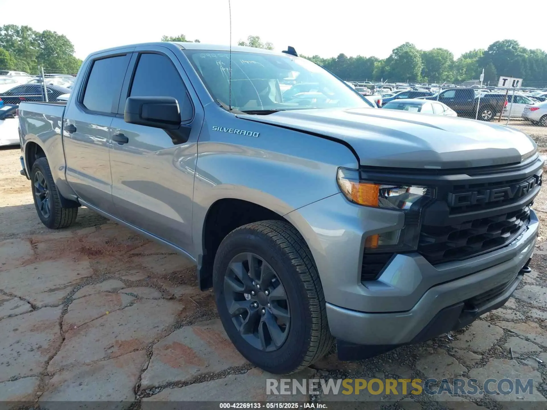 1 Фотография поврежденного автомобиля 1GCPABEK5RZ211074 CHEVROLET SILVERADO 1500 2024
