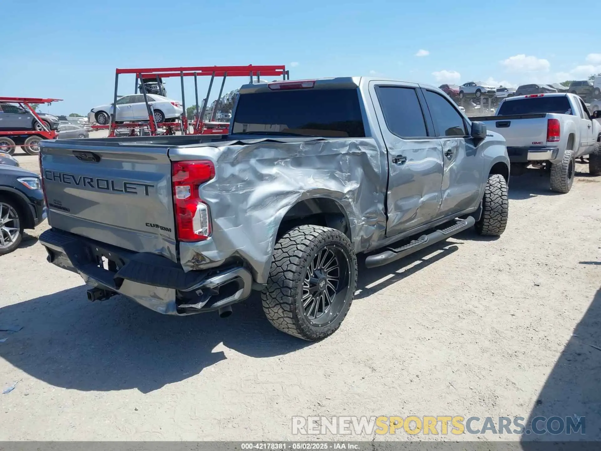 4 Photograph of a damaged car 1GCPABEK9RZ127565 CHEVROLET SILVERADO 1500 2024