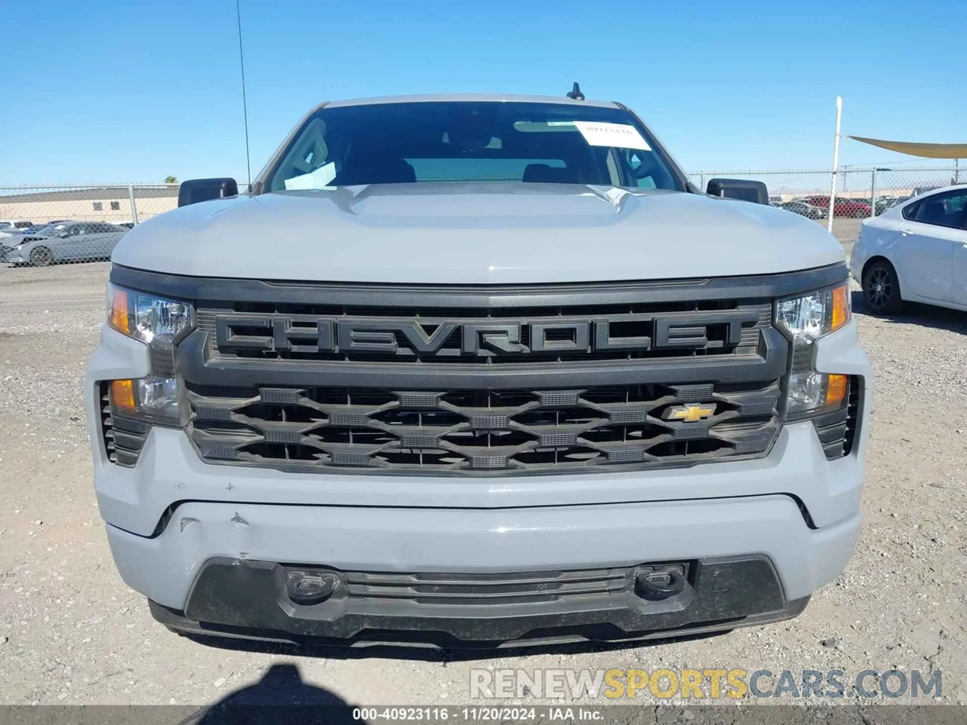 11 Фотография поврежденного автомобиля 1GCPABEK9RZ232509 CHEVROLET SILVERADO 1500 2024