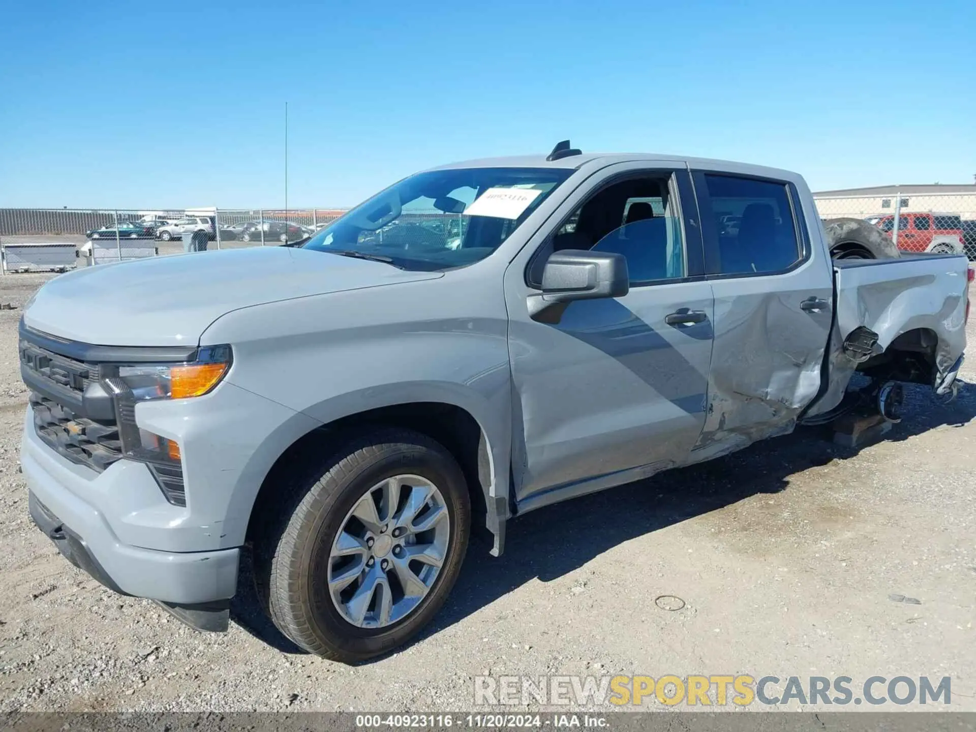 2 Фотография поврежденного автомобиля 1GCPABEK9RZ232509 CHEVROLET SILVERADO 1500 2024