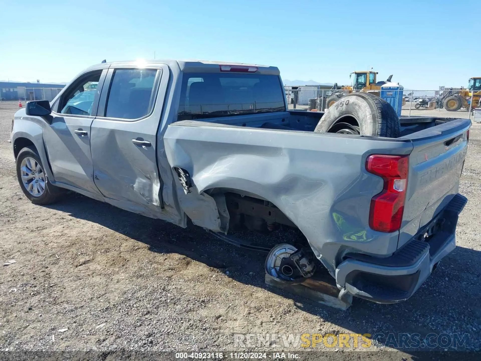 3 Фотография поврежденного автомобиля 1GCPABEK9RZ232509 CHEVROLET SILVERADO 1500 2024