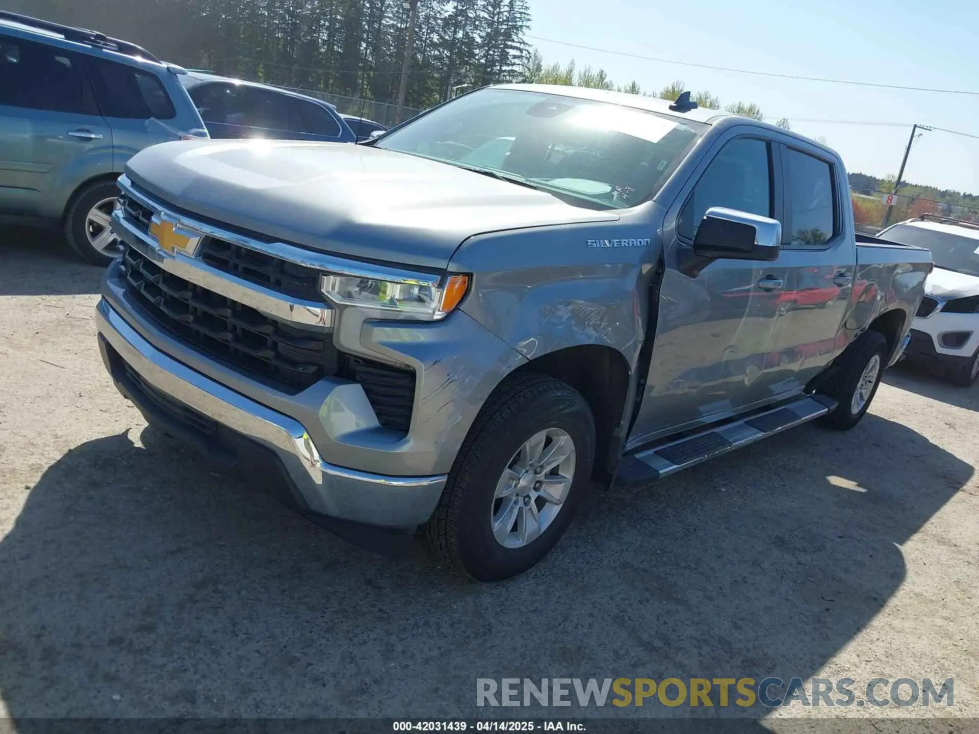 2 Фотография поврежденного автомобиля 1GCPACED4RZ200574 CHEVROLET SILVERADO 1500 2024