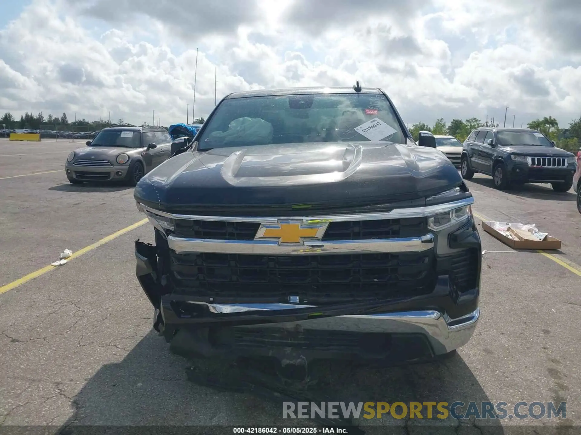 12 Photograph of a damaged car 1GCPACEK3RZ172202 CHEVROLET SILVERADO 1500 2024