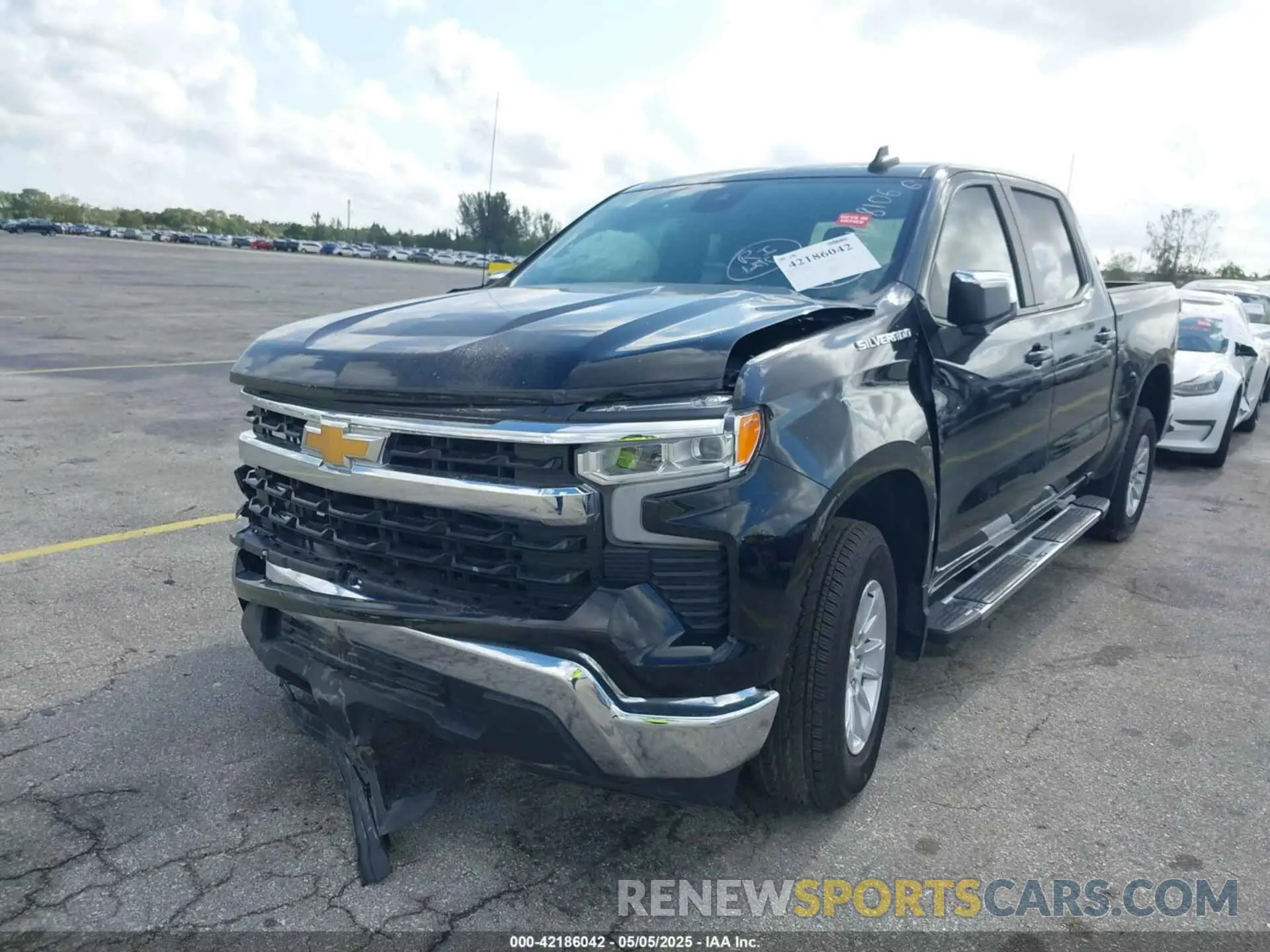 6 Photograph of a damaged car 1GCPACEK3RZ172202 CHEVROLET SILVERADO 1500 2024