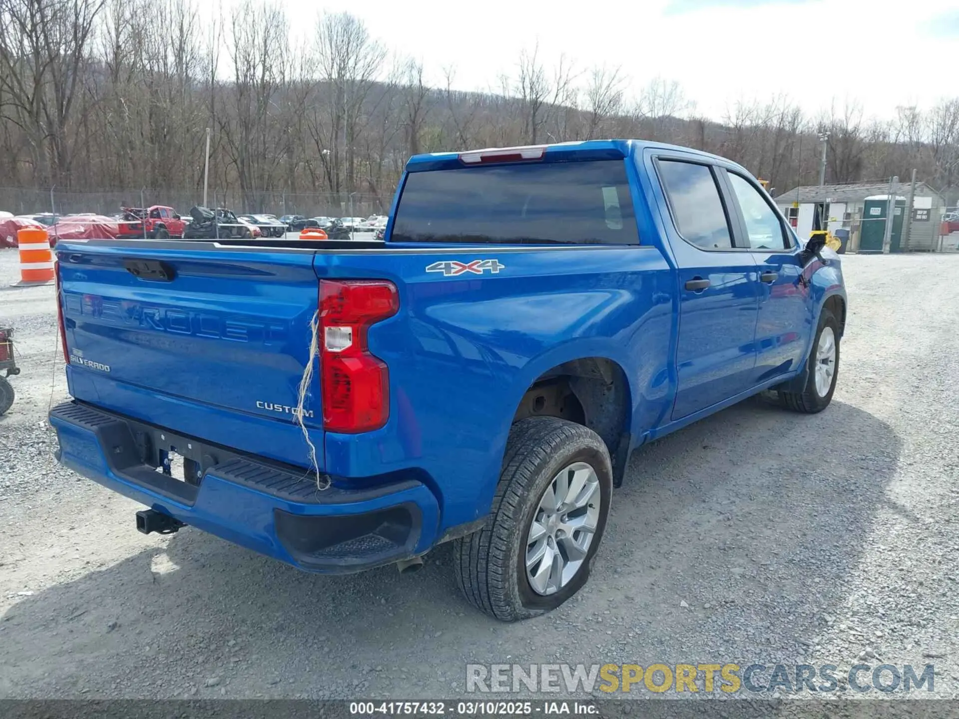 4 Photograph of a damaged car 1GCPDBEK9RZ123622 CHEVROLET SILVERADO 1500 2024