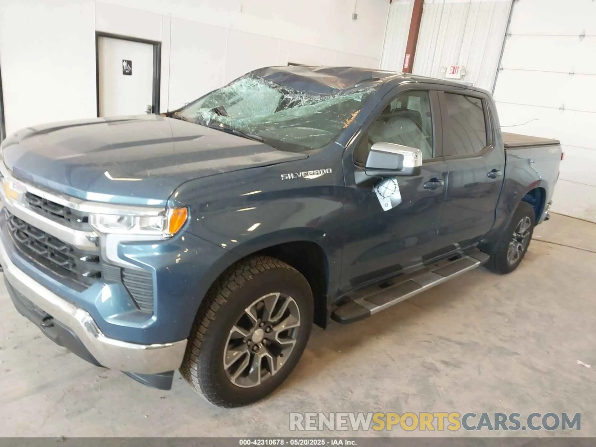 2 Photograph of a damaged car 1GCPDKEK0RZ294212 CHEVROLET SILVERADO 1500 2024