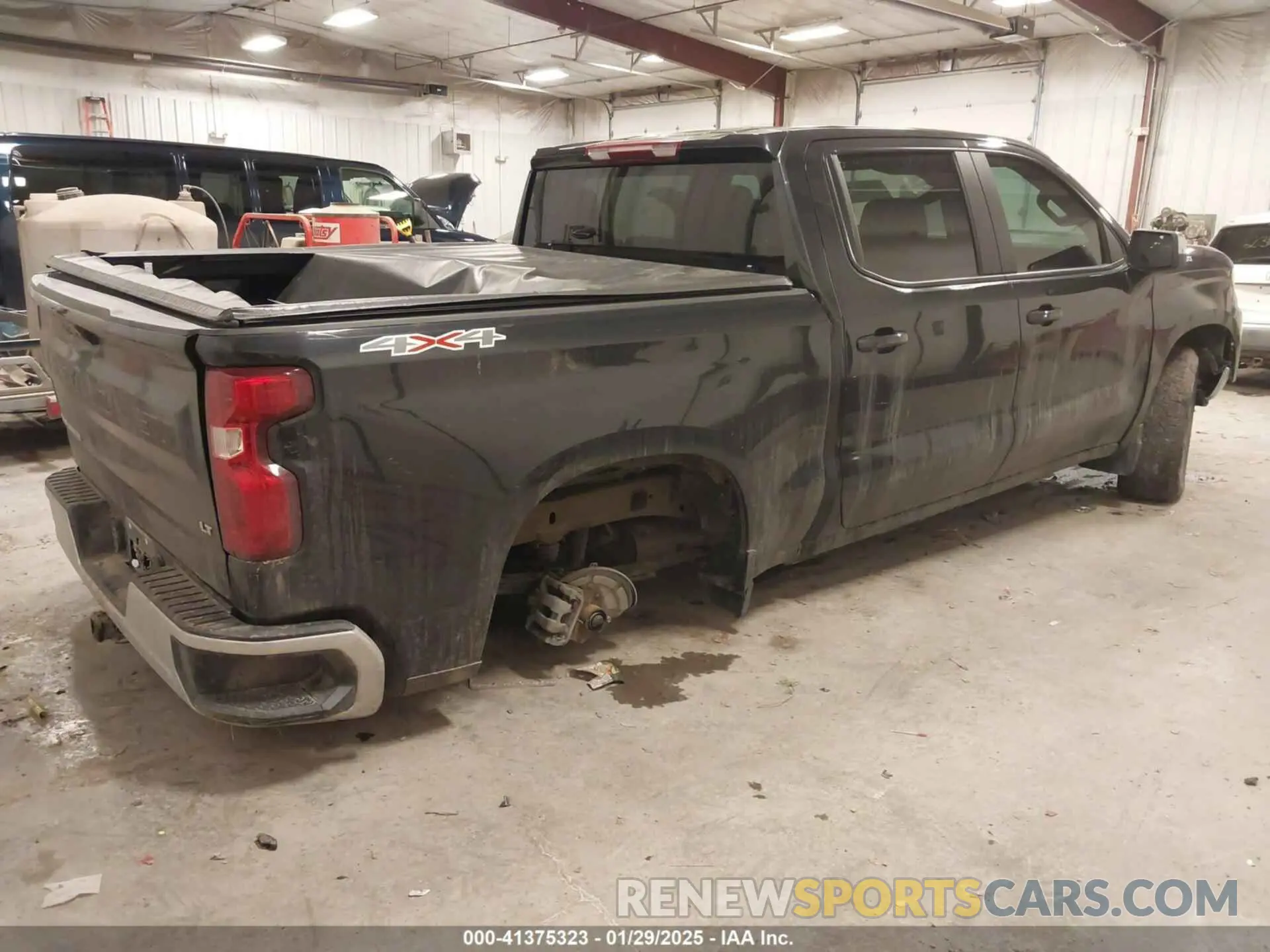 4 Фотография поврежденного автомобиля 1GCPDKEK1RZ133304 CHEVROLET SILVERADO 1500 2024