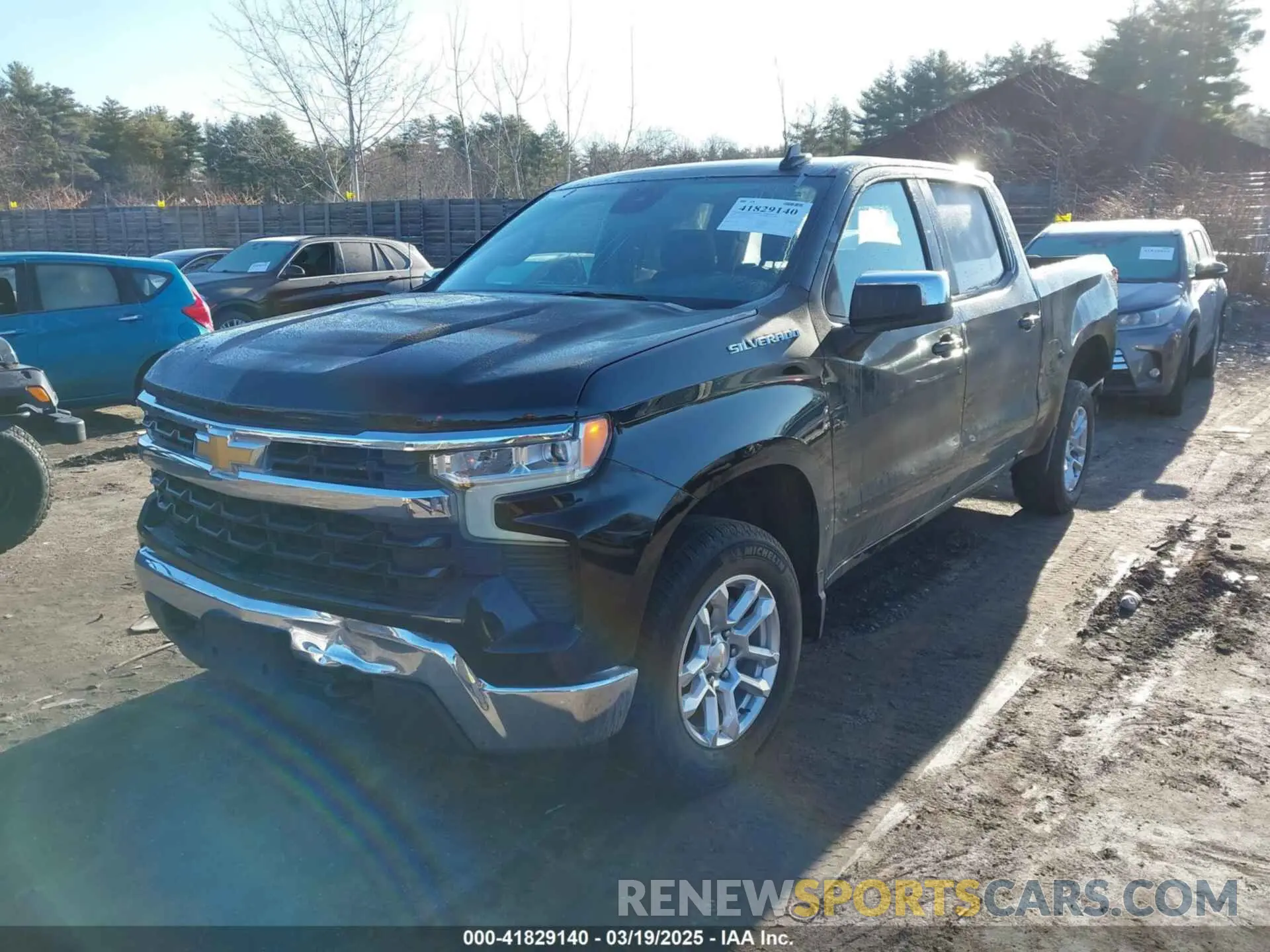 2 Photograph of a damaged car 1GCPDKEK1RZ203156 CHEVROLET SILVERADO 1500 2024