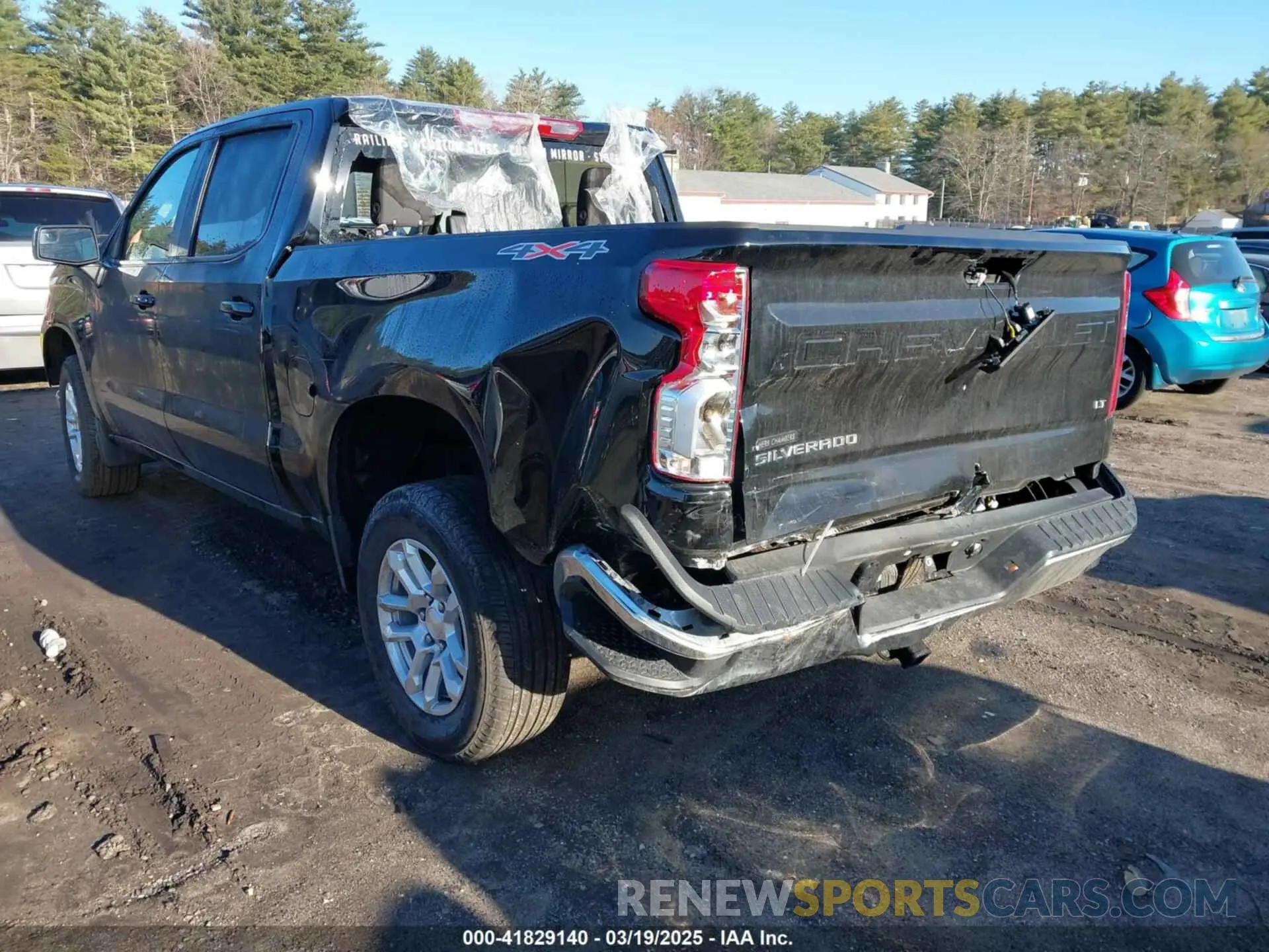 3 Photograph of a damaged car 1GCPDKEK1RZ203156 CHEVROLET SILVERADO 1500 2024
