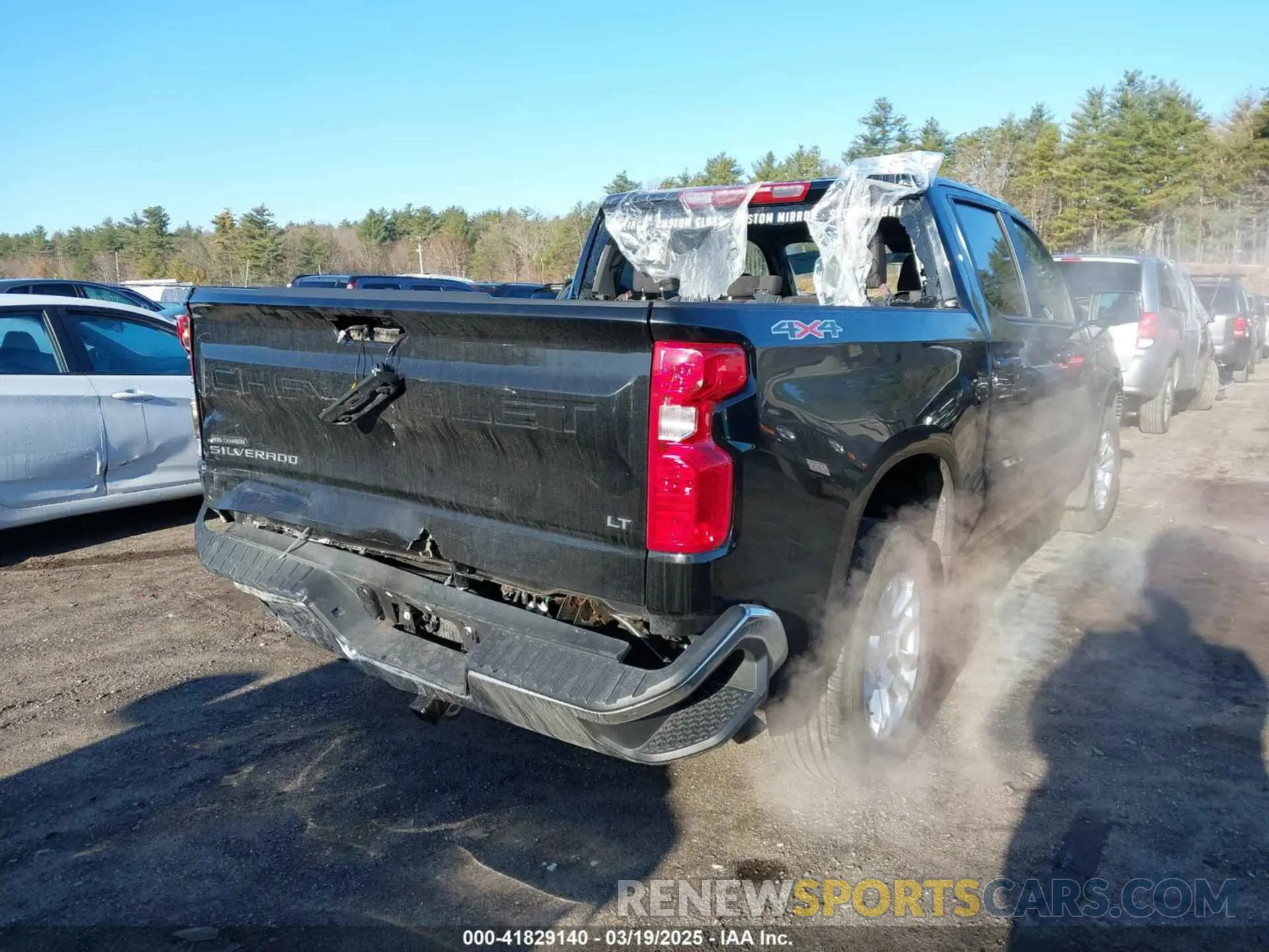 4 Photograph of a damaged car 1GCPDKEK1RZ203156 CHEVROLET SILVERADO 1500 2024