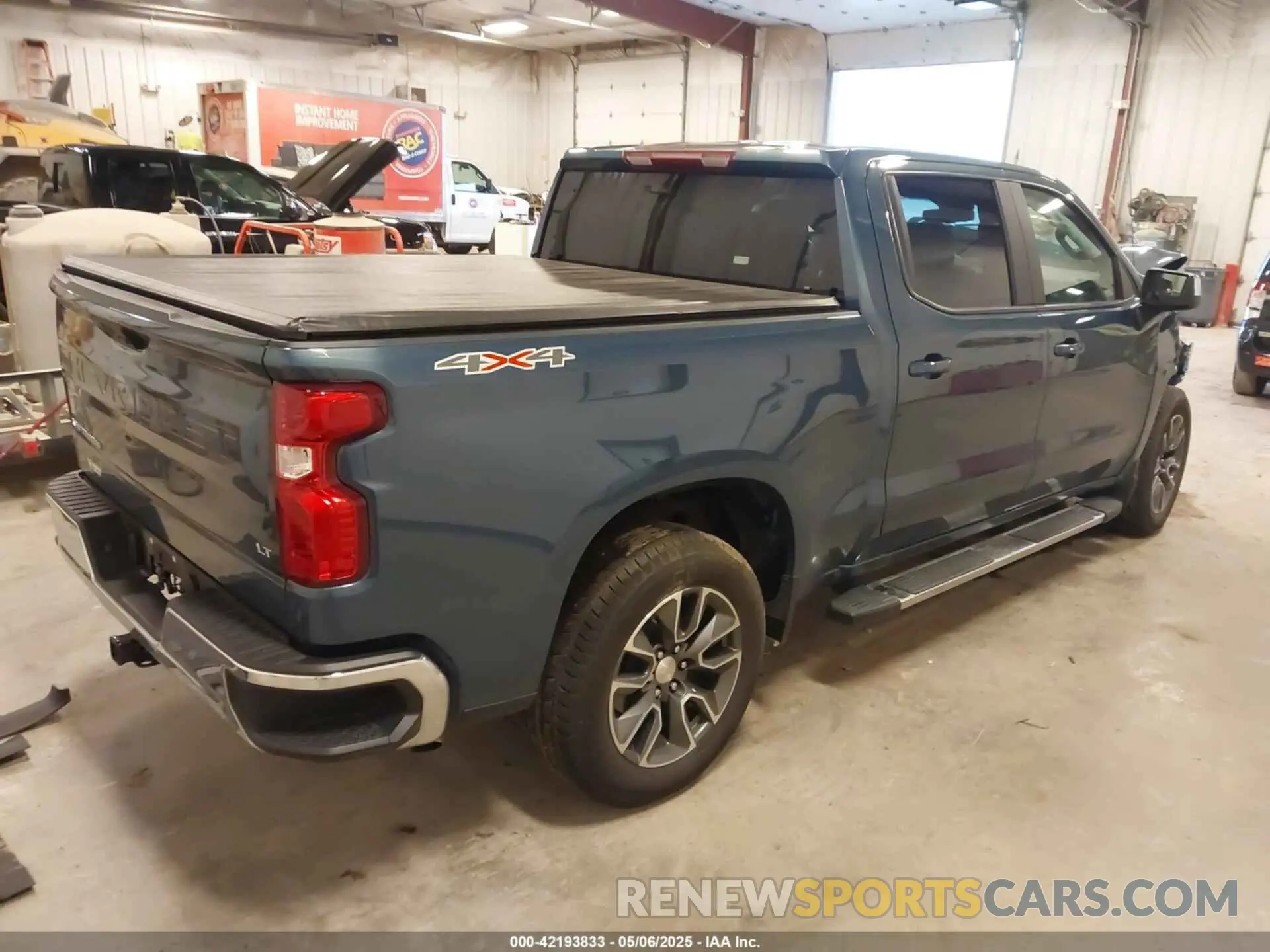 4 Фотография поврежденного автомобиля 1GCPDKEKXRZ244644 CHEVROLET SILVERADO 1500 2024