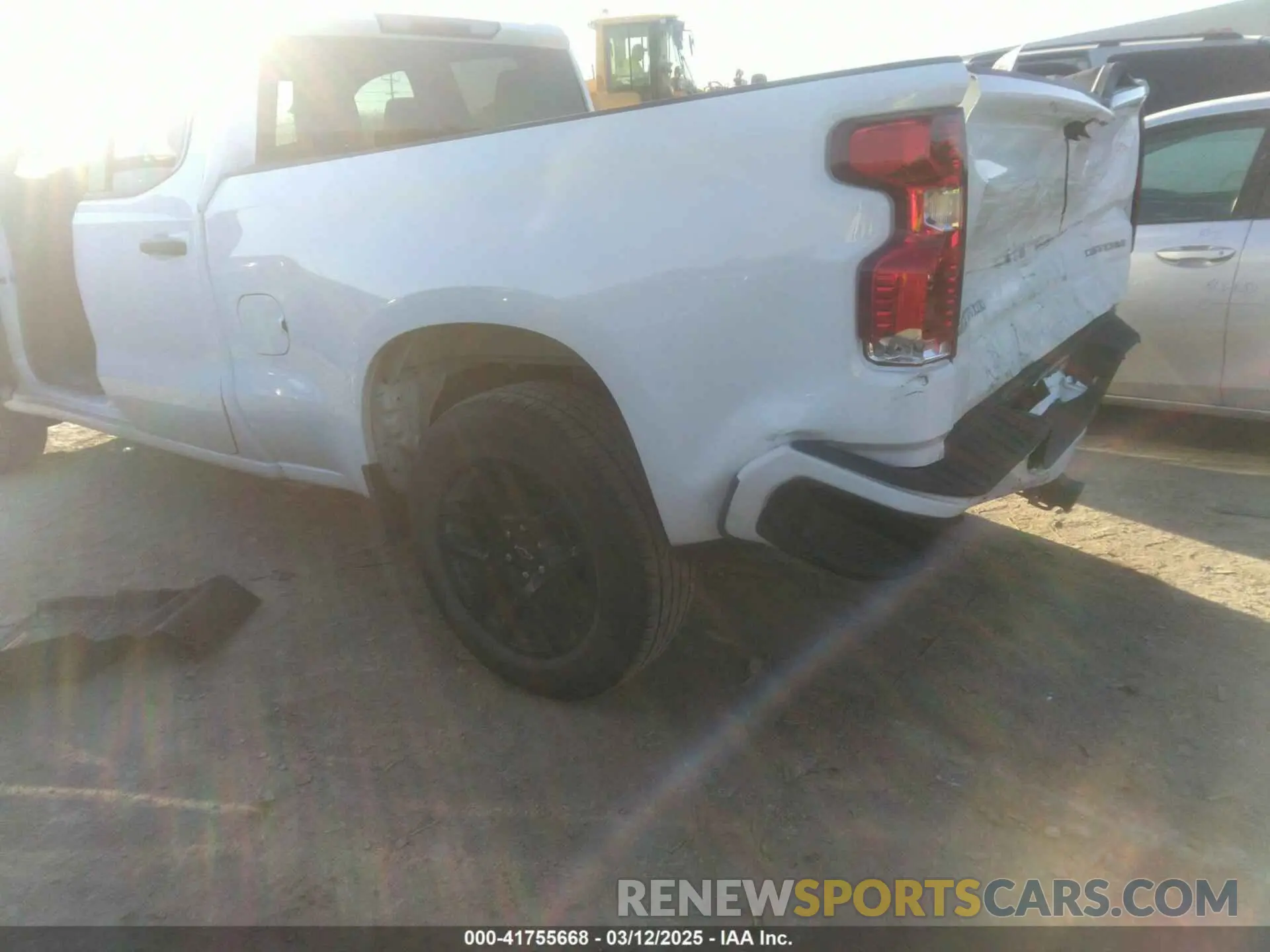 3 Photograph of a damaged car 1GCRABEK5RZ138961 CHEVROLET SILVERADO 1500 2024
