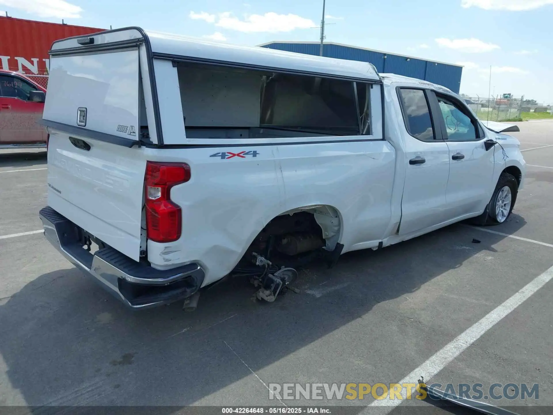 4 Photograph of a damaged car 1GCRDAEK8RZ198539 CHEVROLET SILVERADO 1500 2024