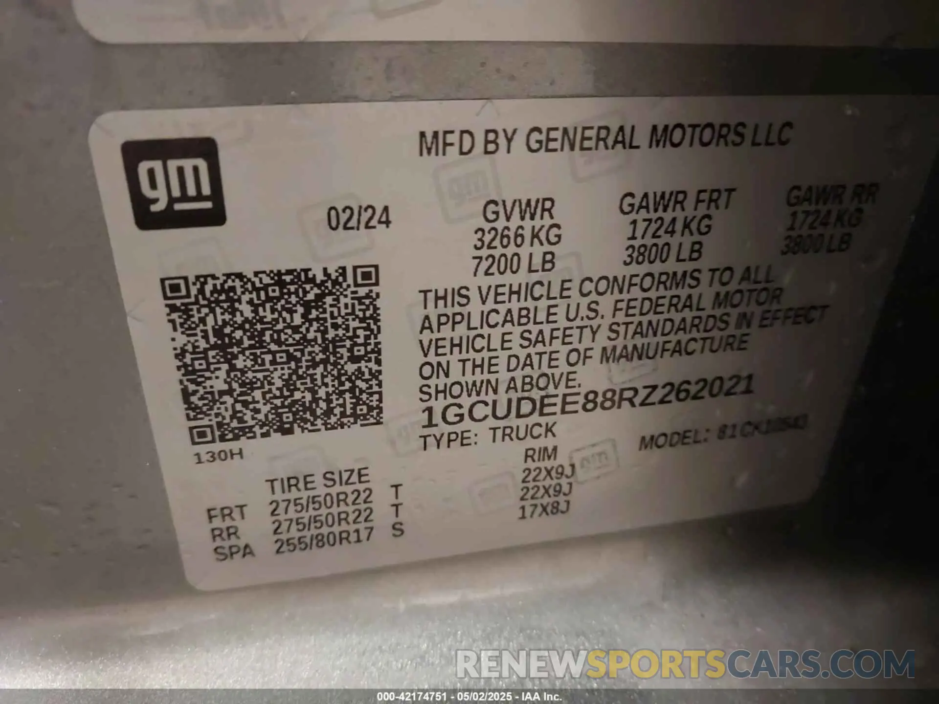 9 Photograph of a damaged car 1GCUDEE88RZ262021 CHEVROLET SILVERADO 1500 2024