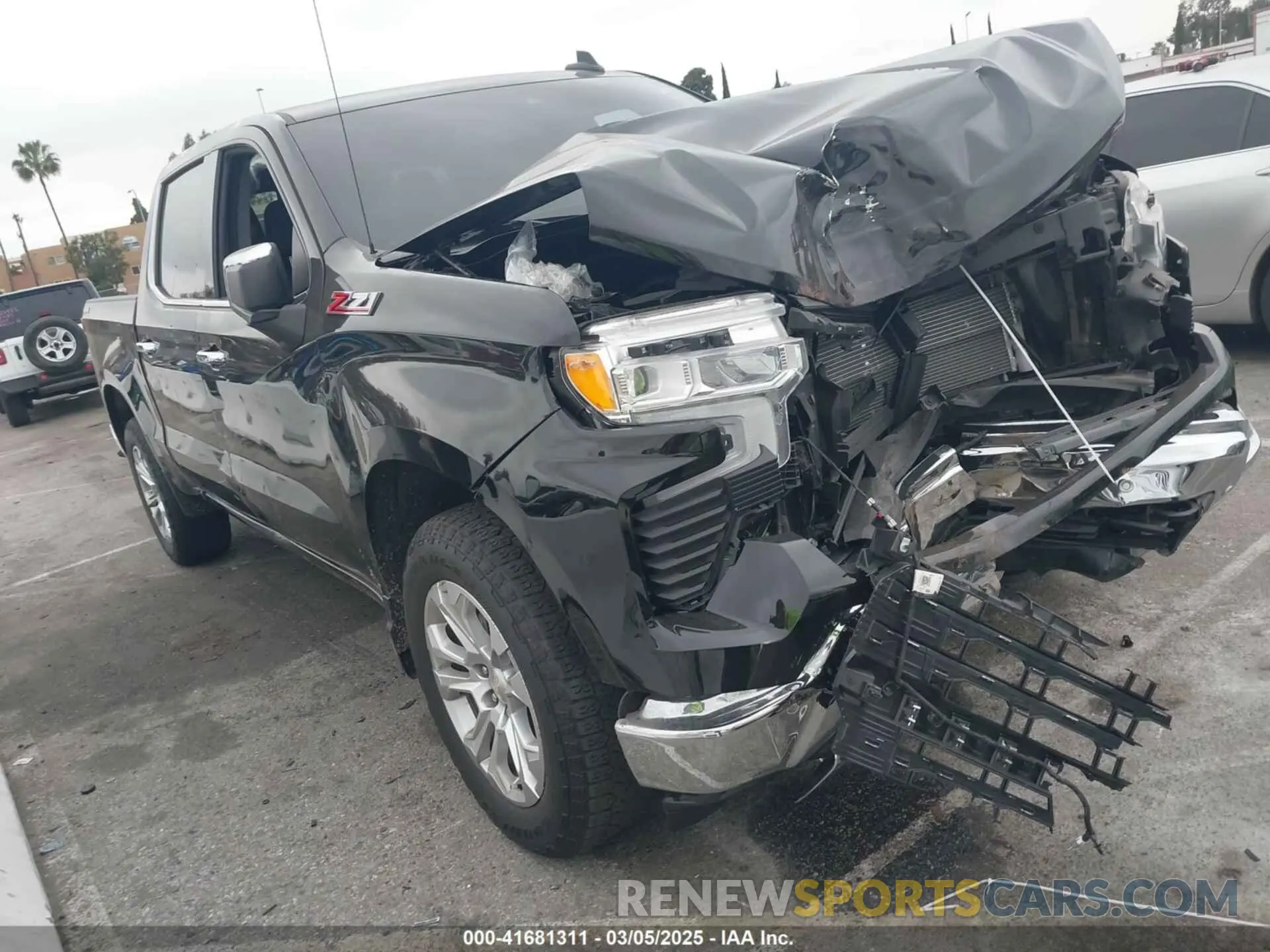 1 Photograph of a damaged car 1GCUDGEL3RZ105870 CHEVROLET SILVERADO 1500 2024