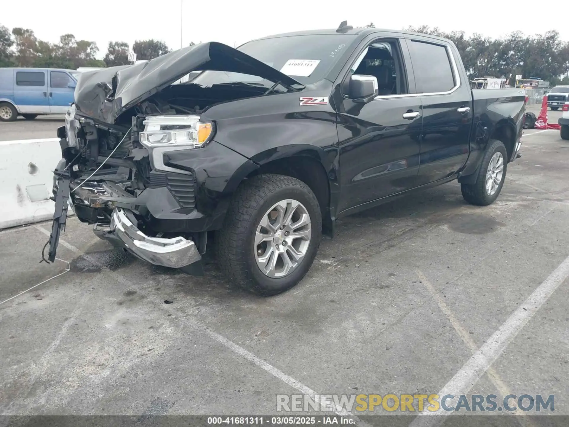 2 Photograph of a damaged car 1GCUDGEL3RZ105870 CHEVROLET SILVERADO 1500 2024