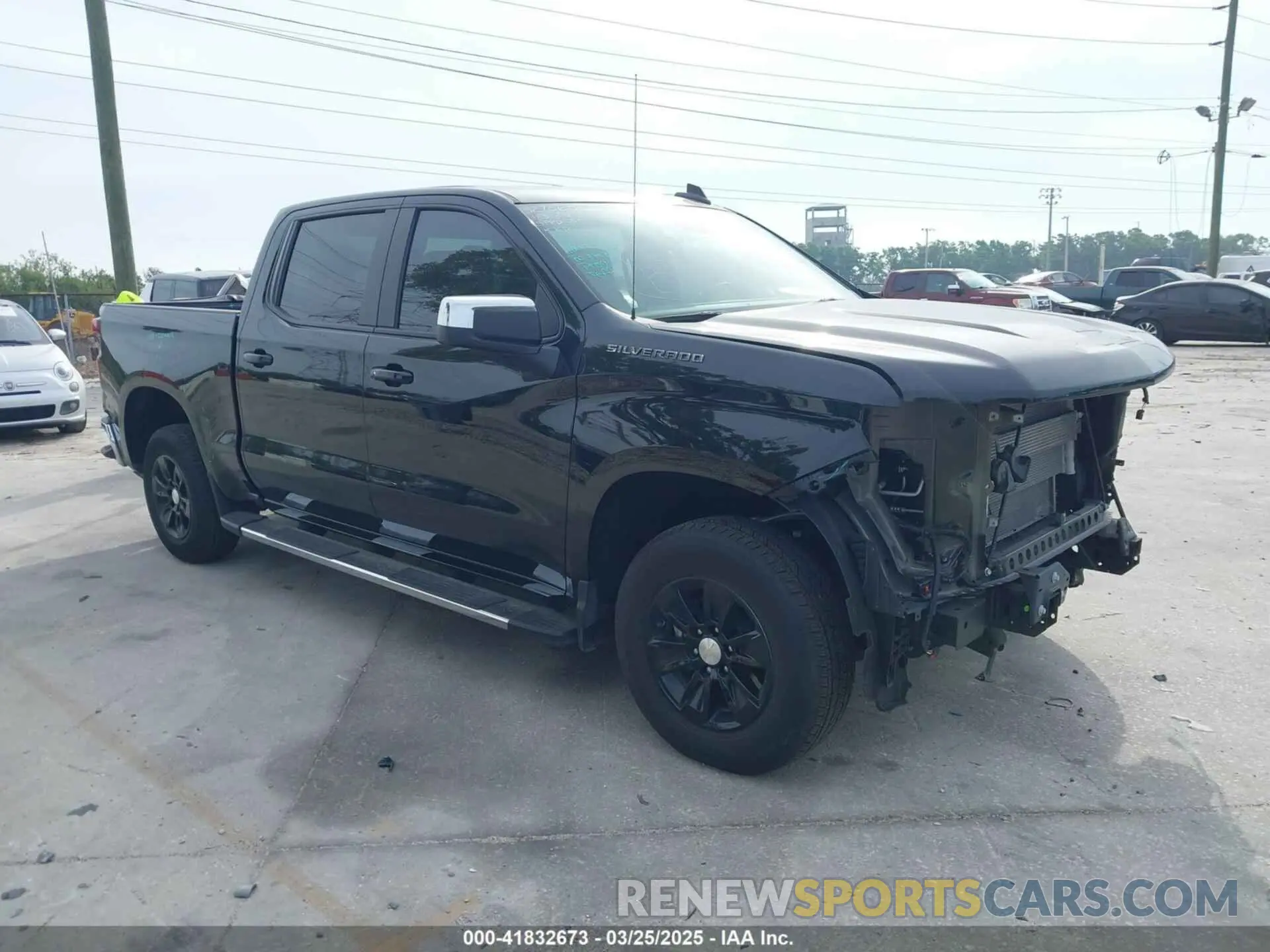 1 Photograph of a damaged car 2GCPACED3R1160867 CHEVROLET SILVERADO 1500 2024