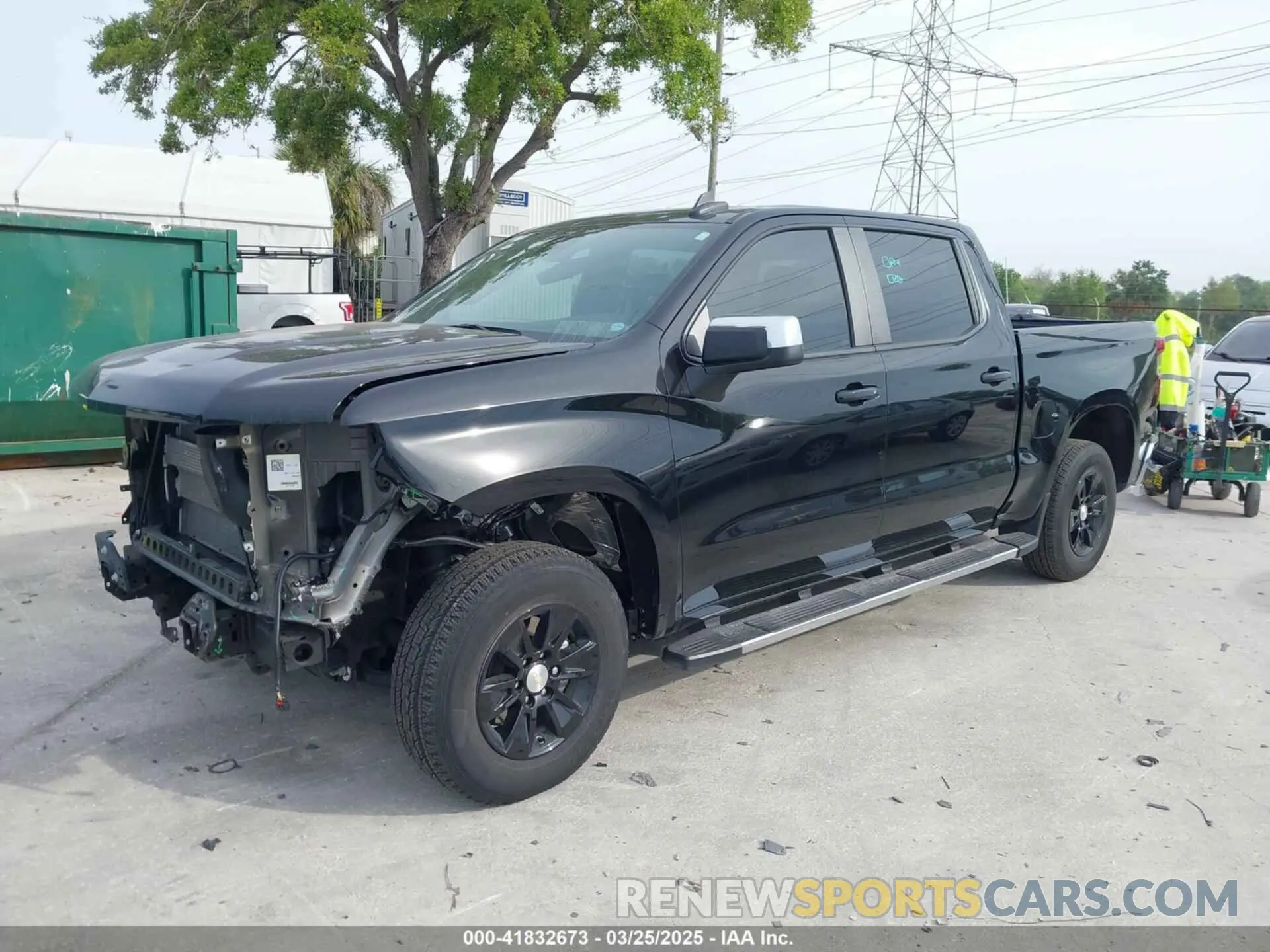 2 Photograph of a damaged car 2GCPACED3R1160867 CHEVROLET SILVERADO 1500 2024