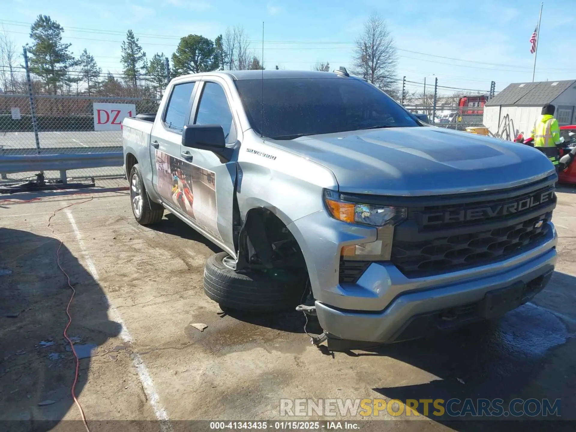 1 Фотография поврежденного автомобиля 3GCPABEK4RG160103 CHEVROLET SILVERADO 1500 2024