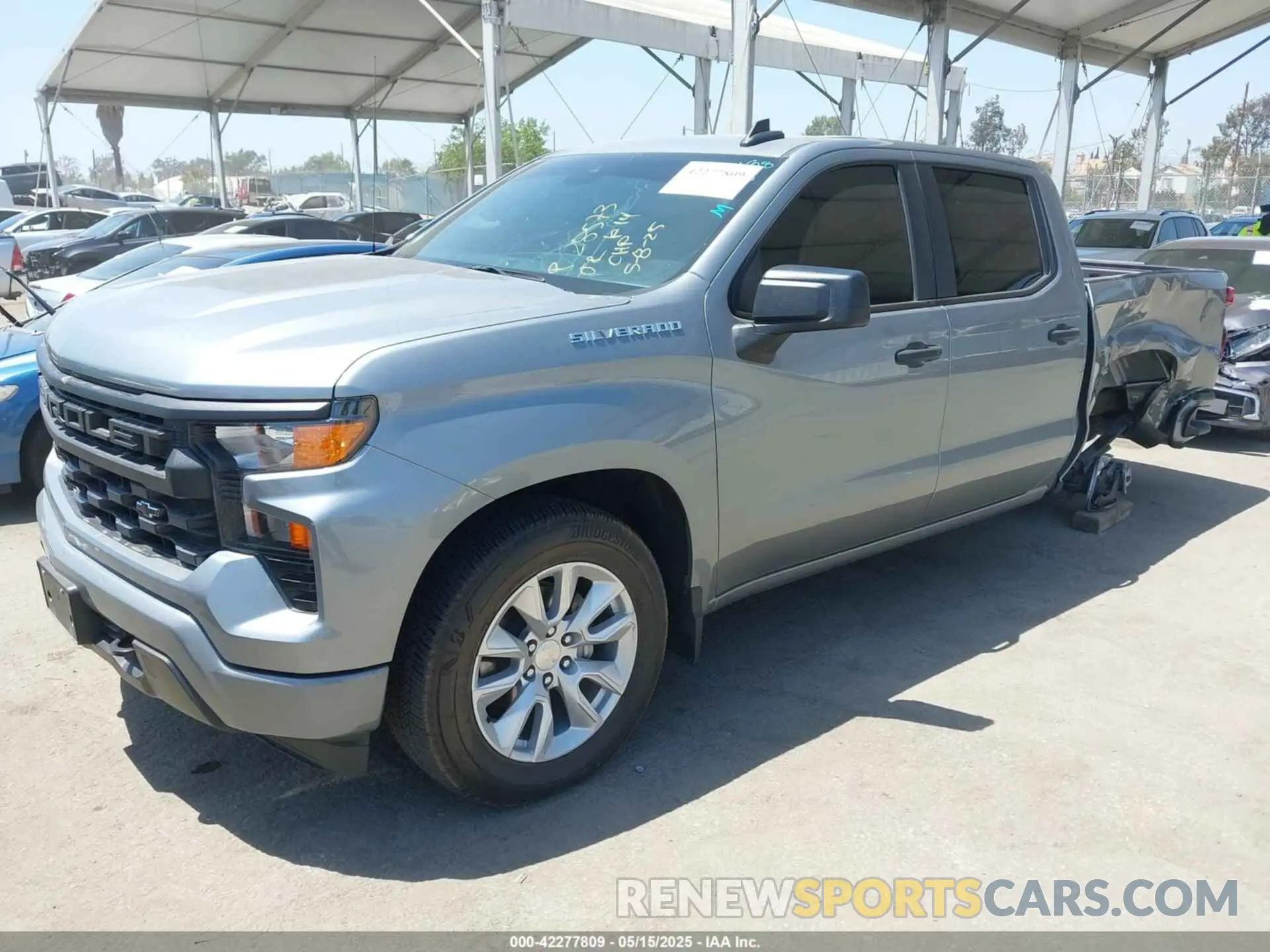 2 Photograph of a damaged car 3GCPABEK9RG145015 CHEVROLET SILVERADO 1500 2024
