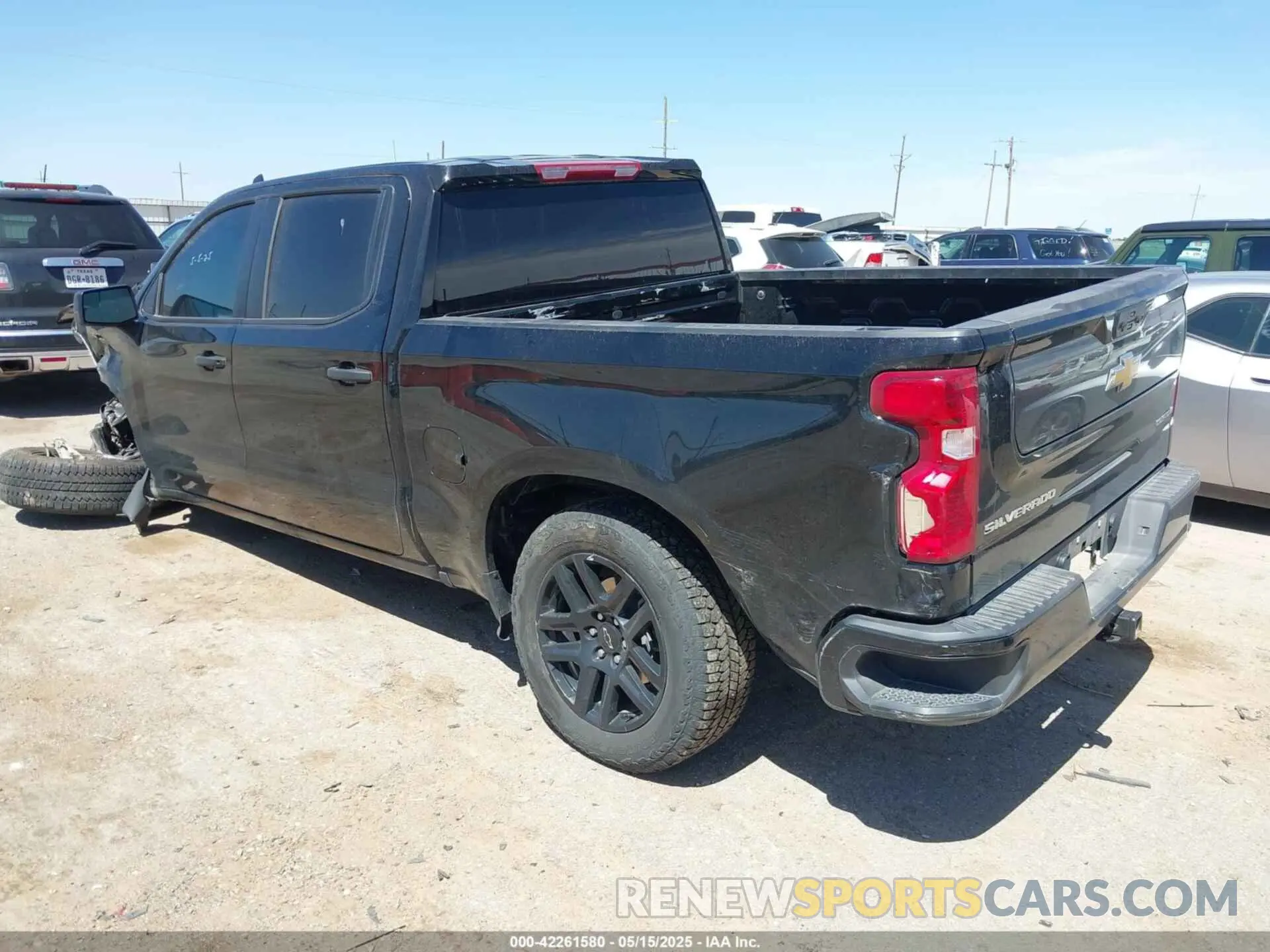 3 Photograph of a damaged car 3GCPABEKXRG445811 CHEVROLET SILVERADO 1500 2024