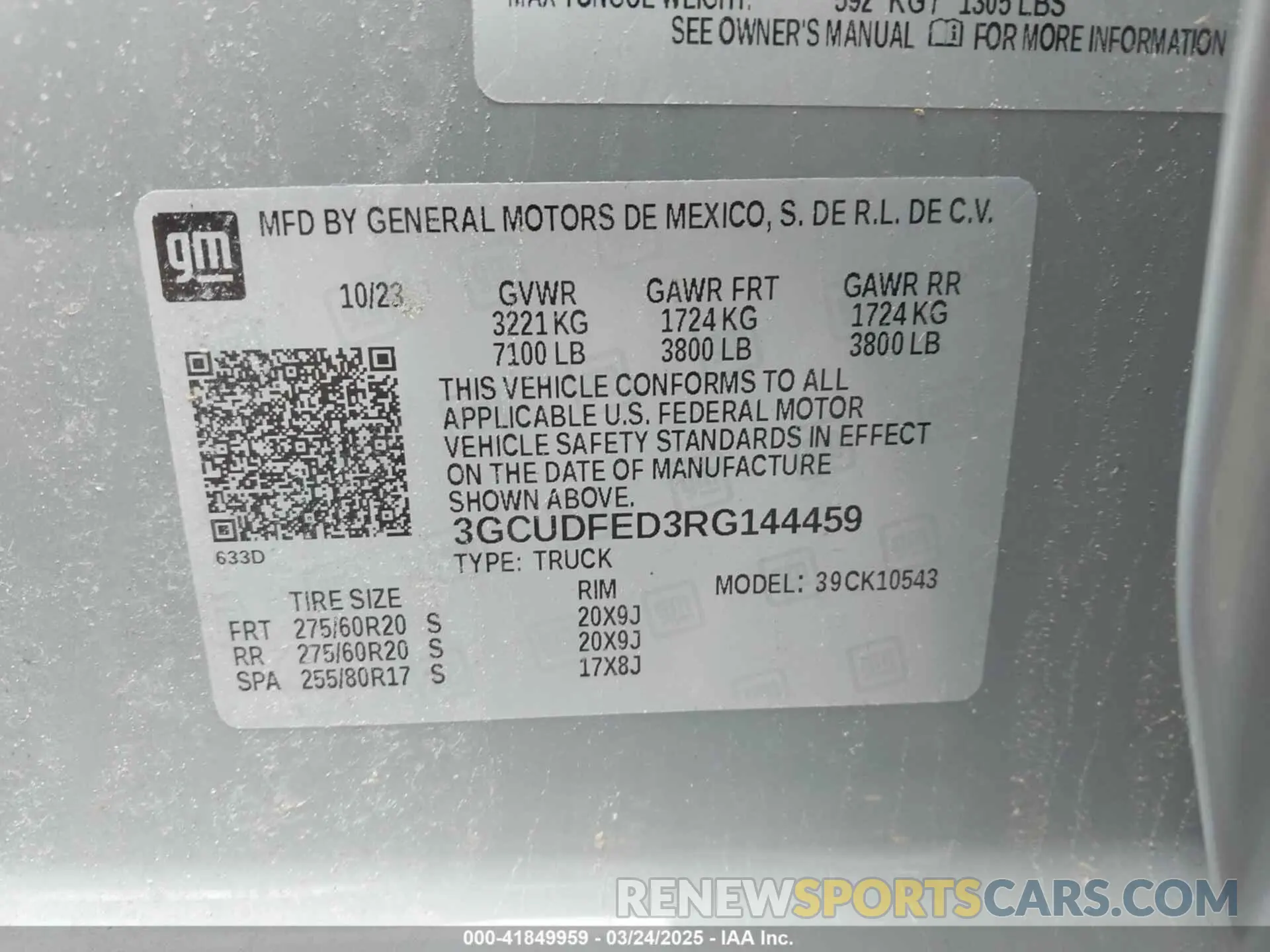9 Photograph of a damaged car 3GCUDFED3RG144459 CHEVROLET SILVERADO 1500 2024