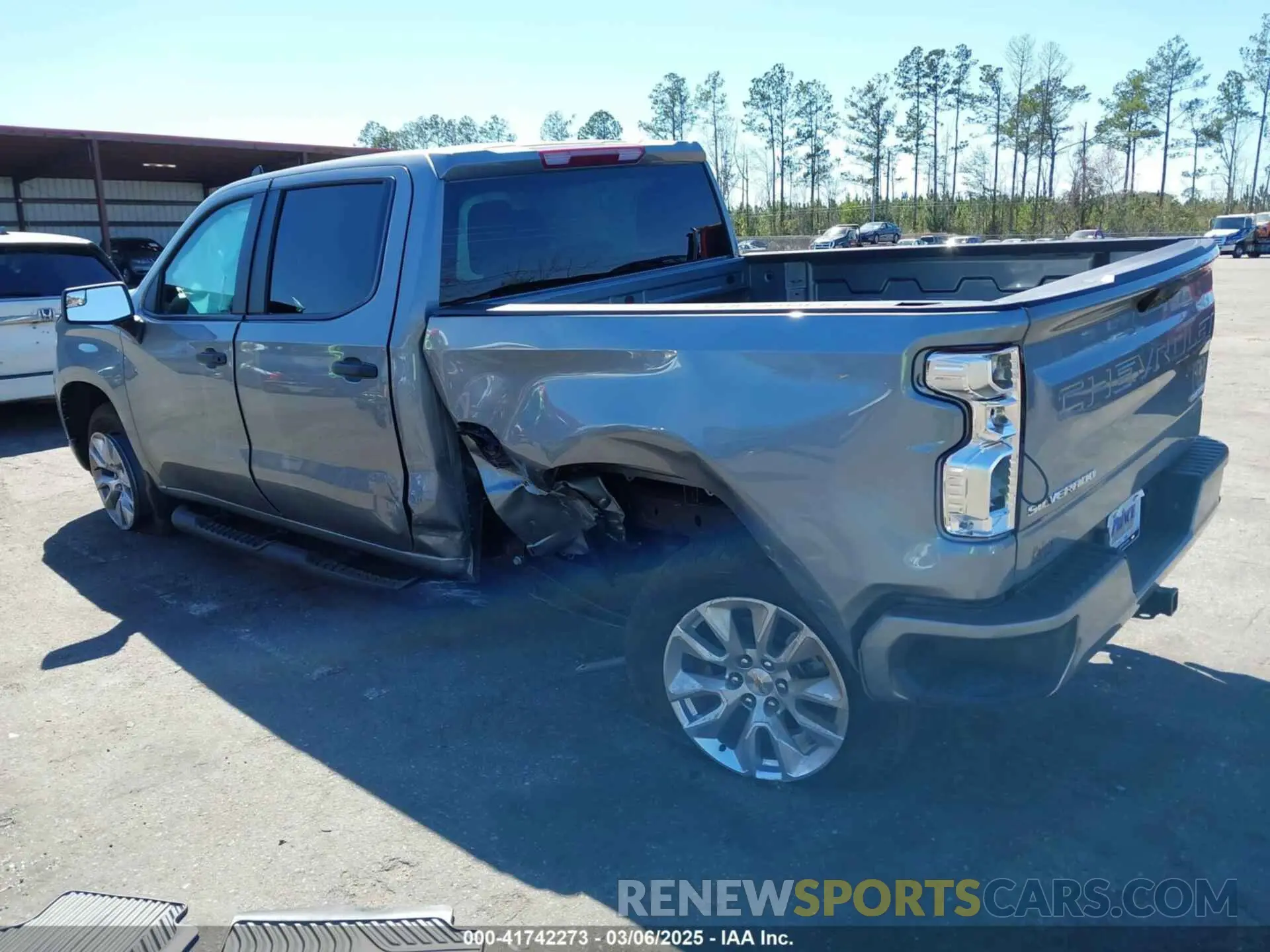 3 Photograph of a damaged car 1GCPABEK8SZ201449 CHEVROLET SILVERADO 1500 2025