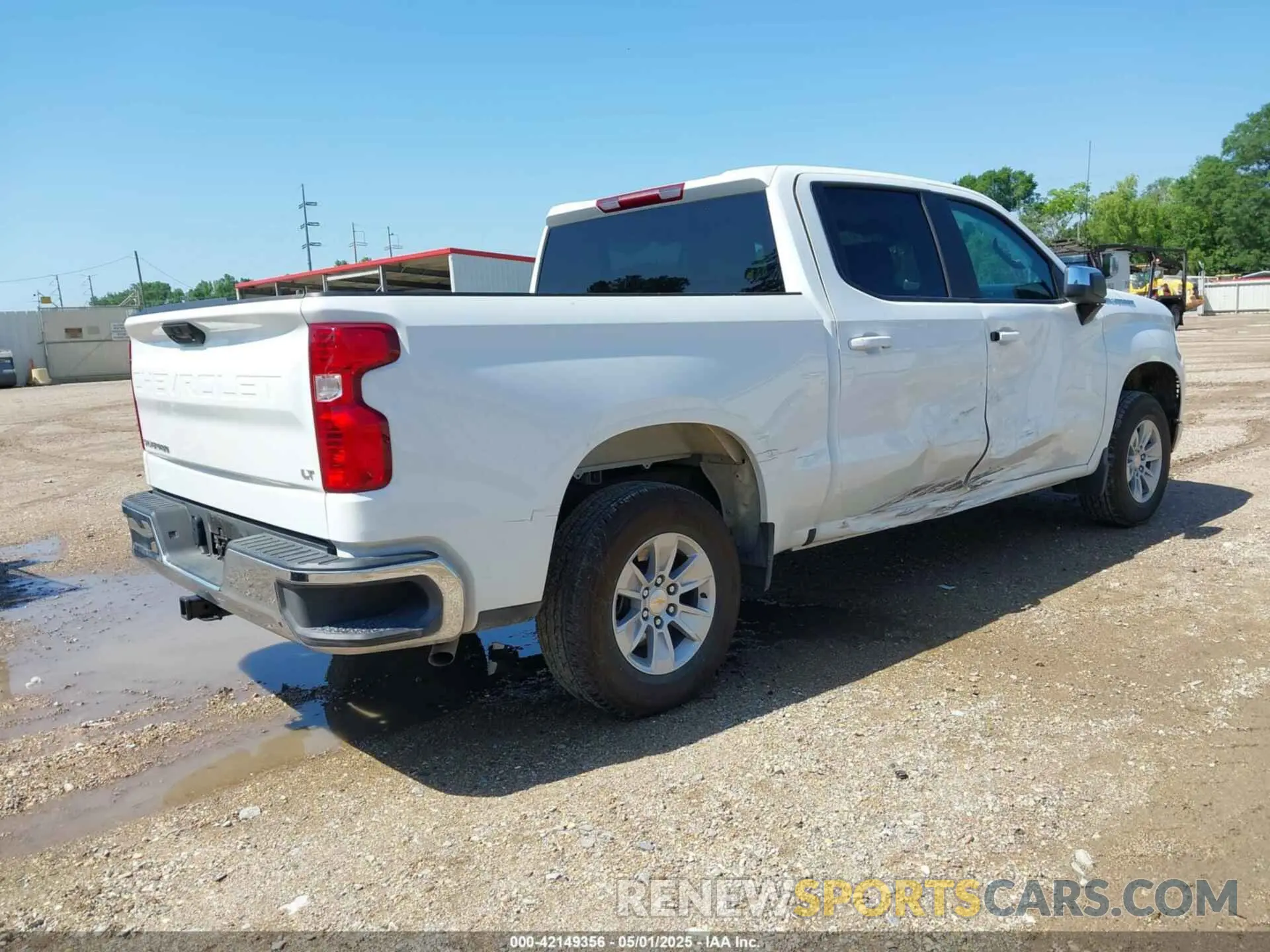 4 Photograph of a damaged car 1GCPACED0SZ120243 CHEVROLET SILVERADO 1500 2025