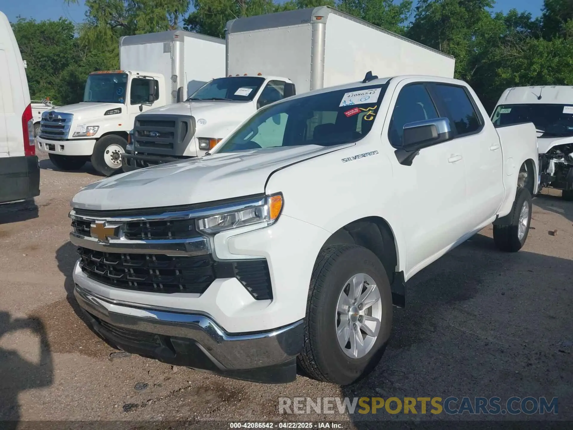 2 Photograph of a damaged car 1GCPACED9SZ121665 CHEVROLET SILVERADO 1500 2025