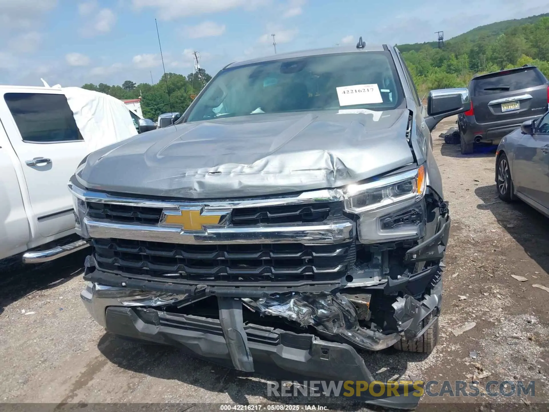 12 Photograph of a damaged car 1GCPACED9SZ122721 CHEVROLET SILVERADO 1500 2025