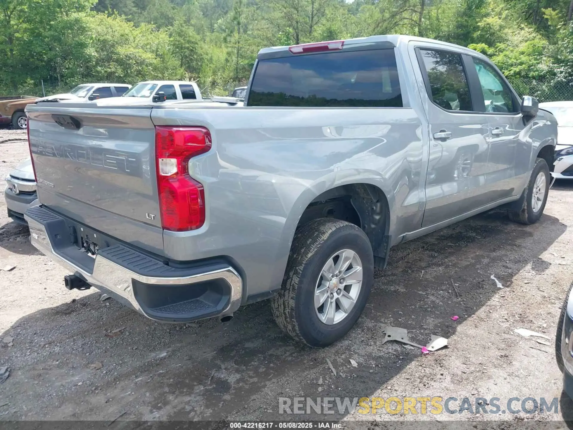 4 Photograph of a damaged car 1GCPACED9SZ122721 CHEVROLET SILVERADO 1500 2025