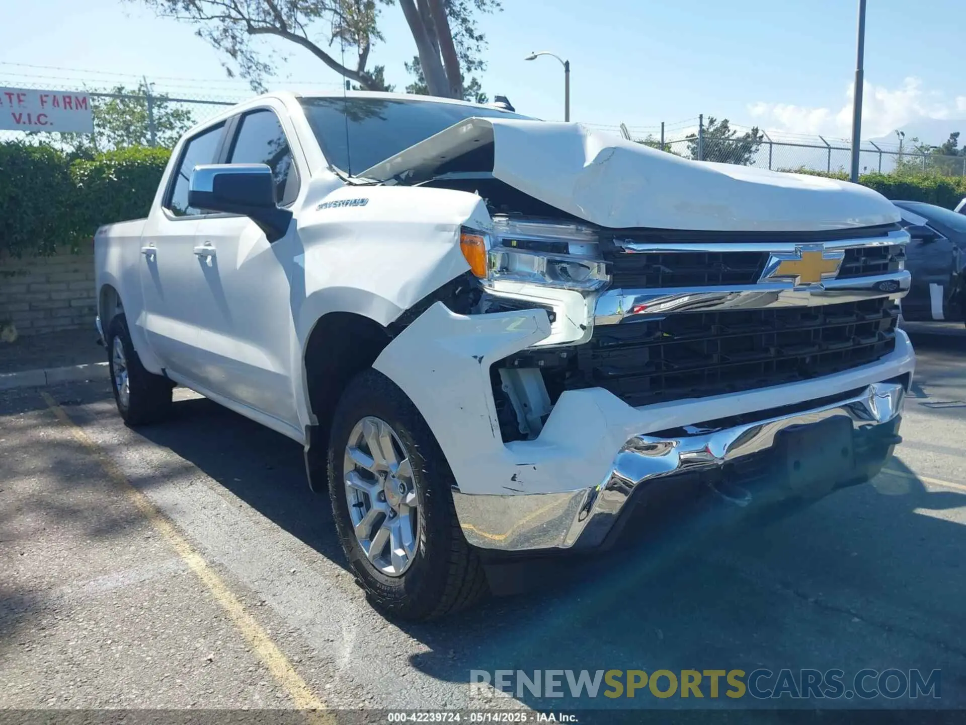 6 Фотография поврежденного автомобиля 1GCPKKEK0SZ143835 CHEVROLET SILVERADO 1500 2025