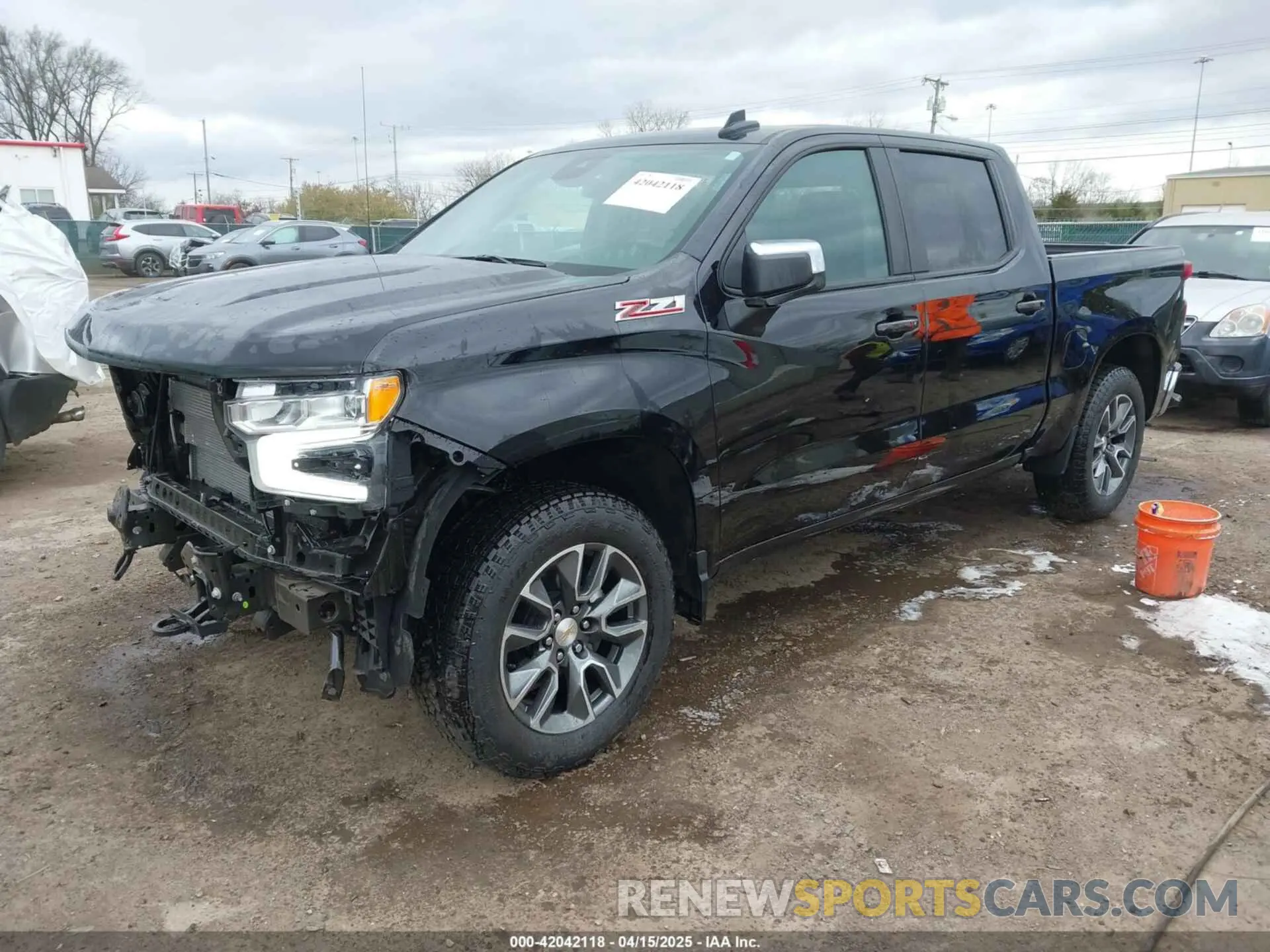 2 Photograph of a damaged car 1GCUKDED5SZ111754 CHEVROLET SILVERADO 1500 2025