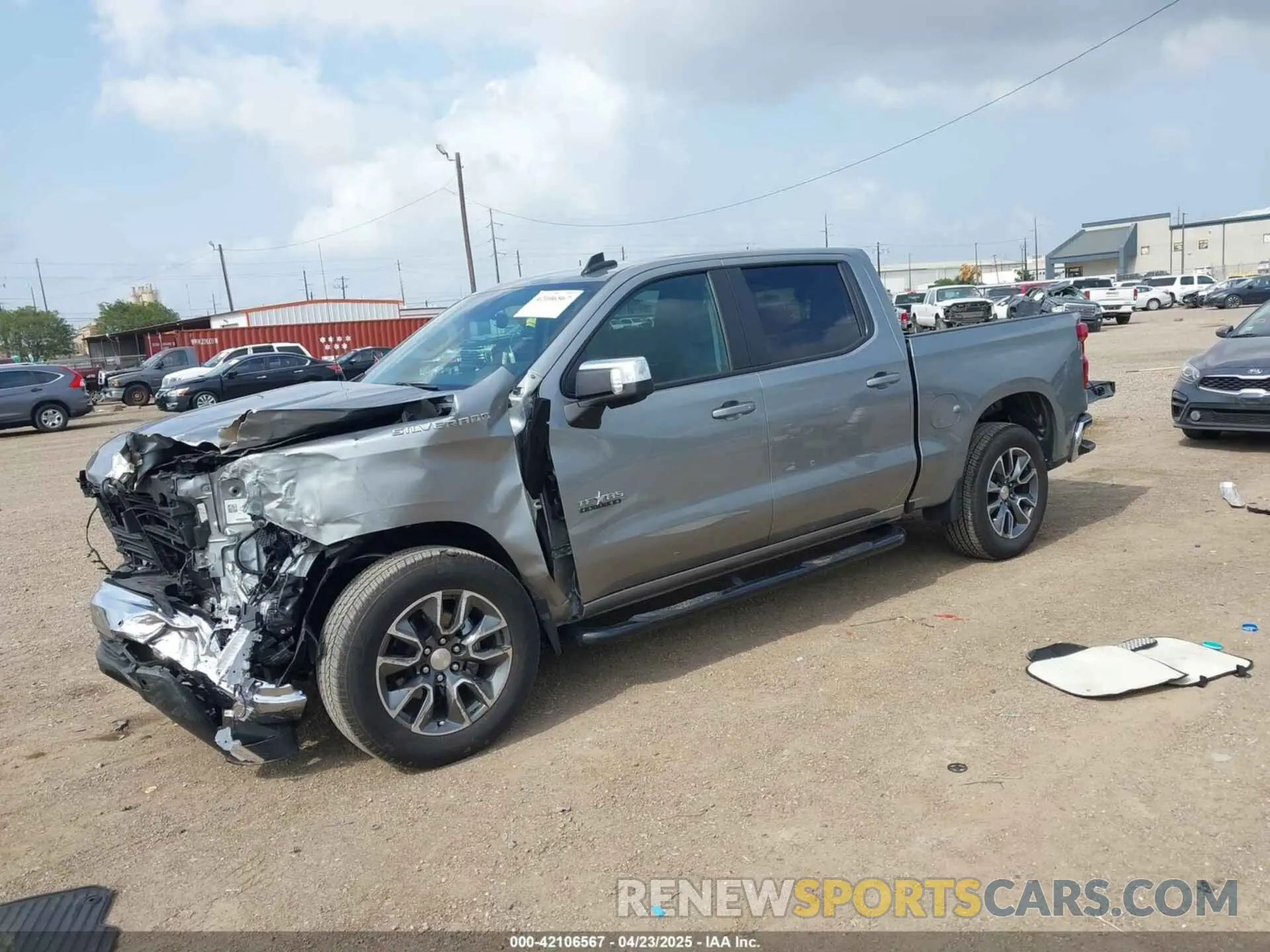 2 Photograph of a damaged car 2GCPACED3S1185905 CHEVROLET SILVERADO 1500 2025