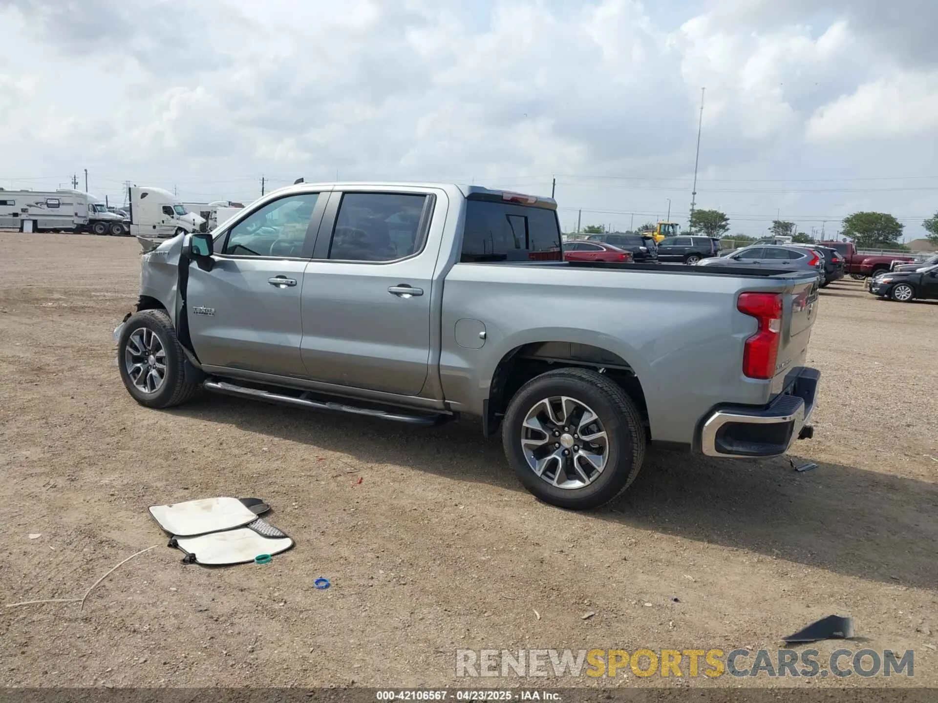 3 Photograph of a damaged car 2GCPACED3S1185905 CHEVROLET SILVERADO 1500 2025