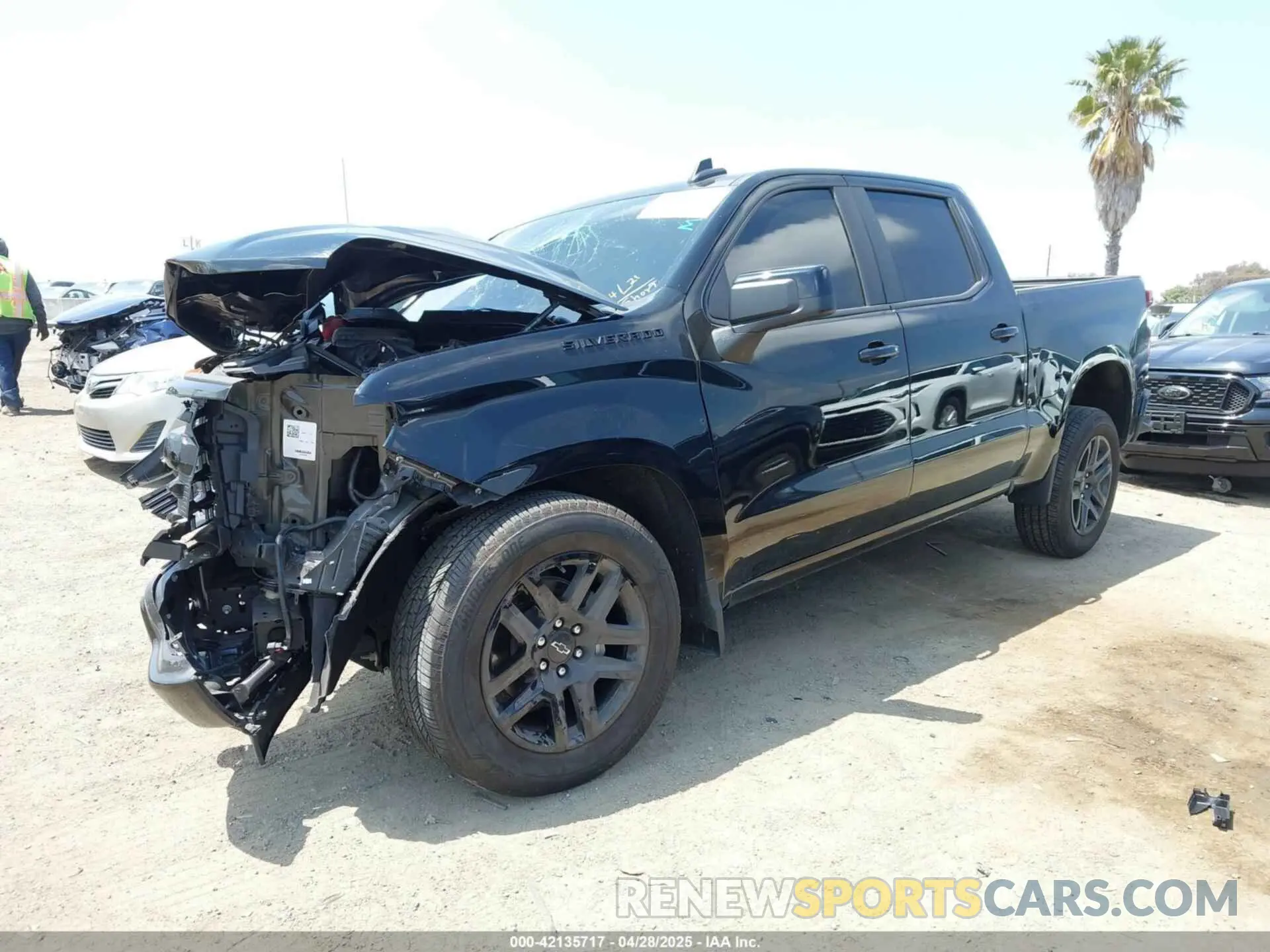 2 Photograph of a damaged car 2GCPADED2S1118234 CHEVROLET SILVERADO 1500 2025