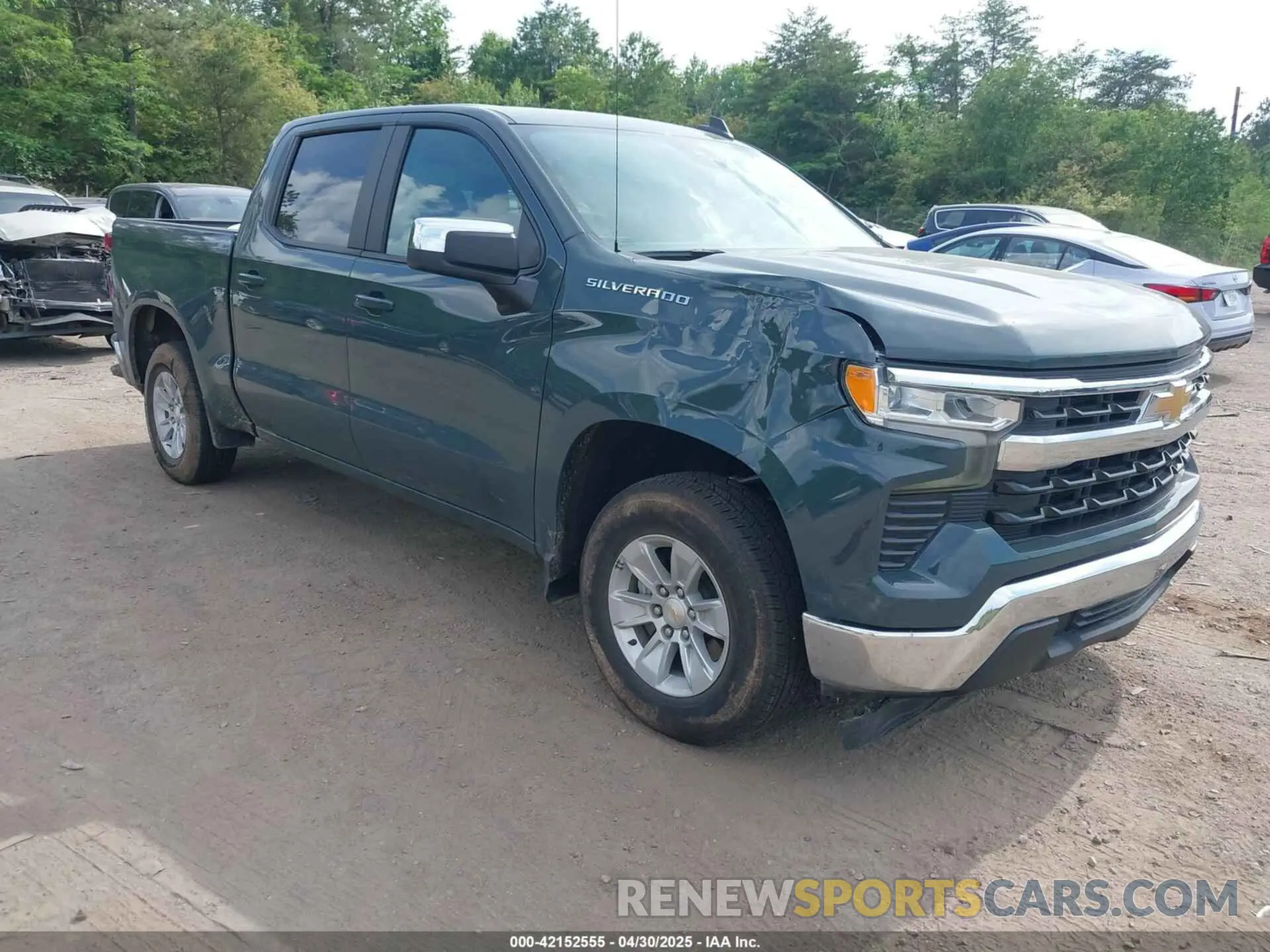 1 Фотография поврежденного автомобиля 3GCPACED0SG204739 CHEVROLET SILVERADO 1500 2025