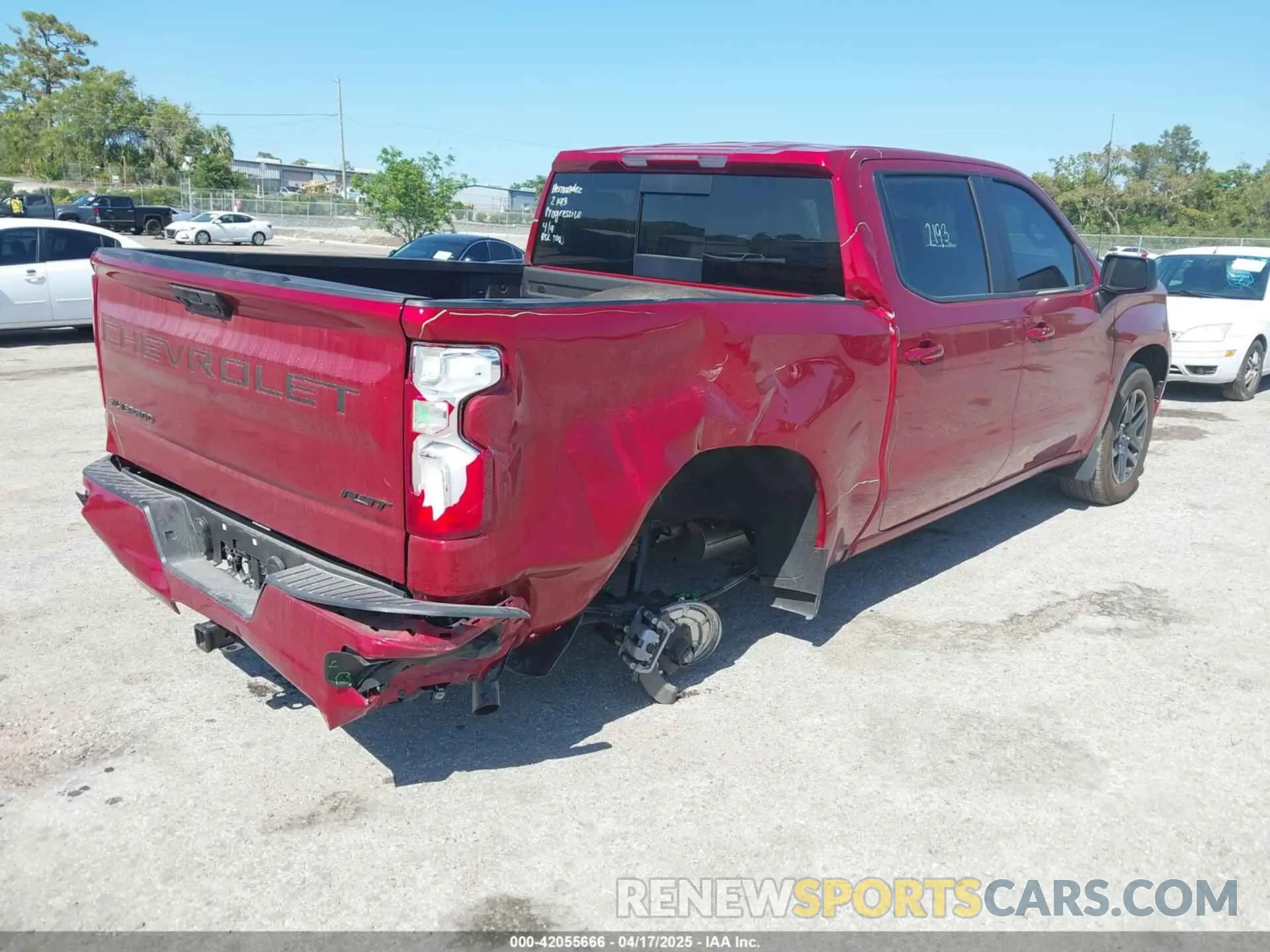 4 Photograph of a damaged car 3GCPADED5SG204239 CHEVROLET SILVERADO 1500 2025