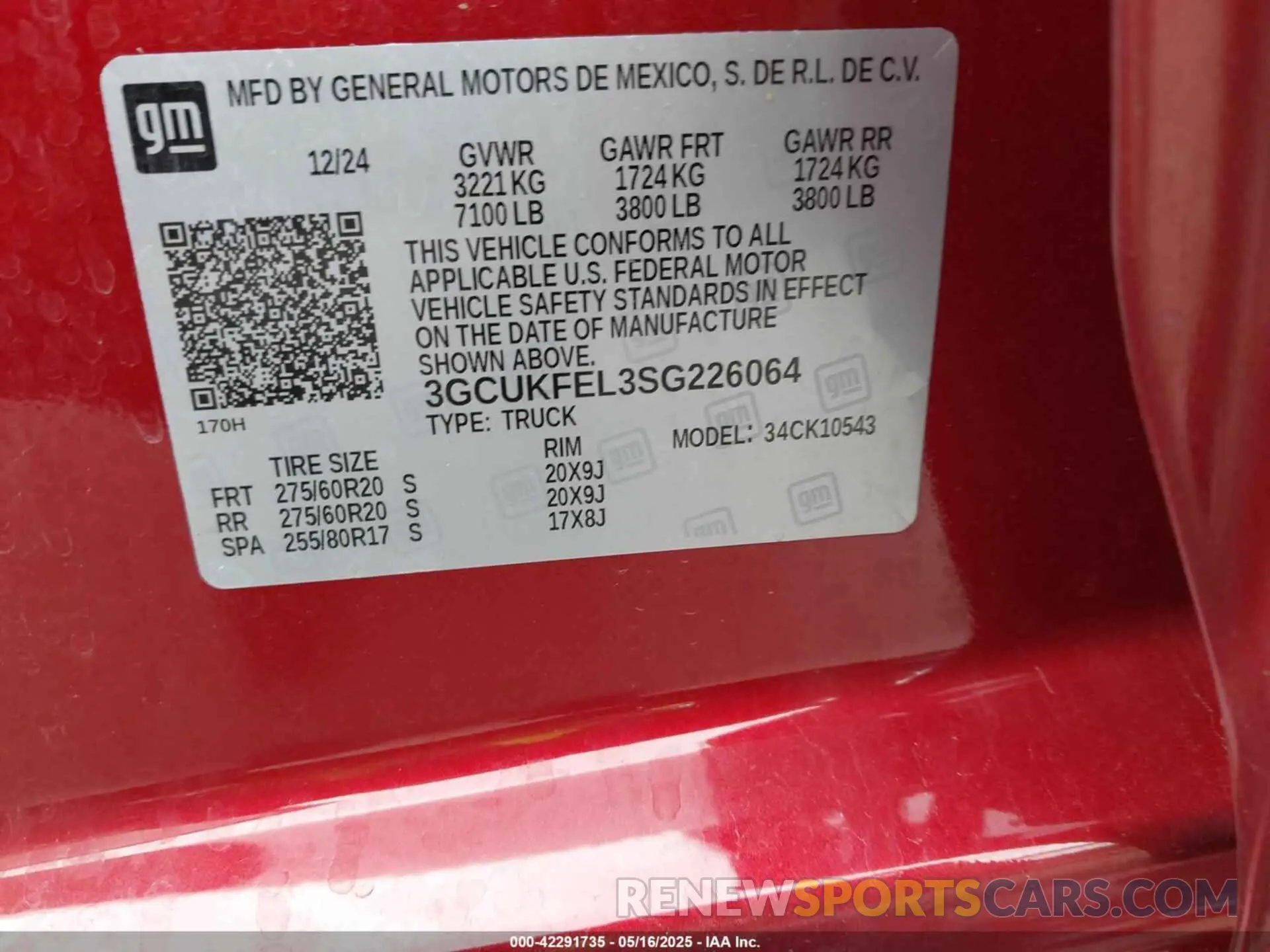 9 Photograph of a damaged car 3GCUKFEL3SG226064 CHEVROLET SILVERADO 1500 2025