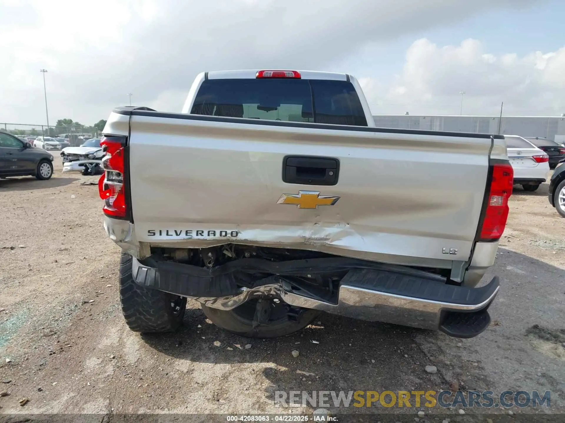16 Photograph of a damaged car 2GCRCPEC1K1123744 CHEVROLET SILVERADO 1500 LD 2019