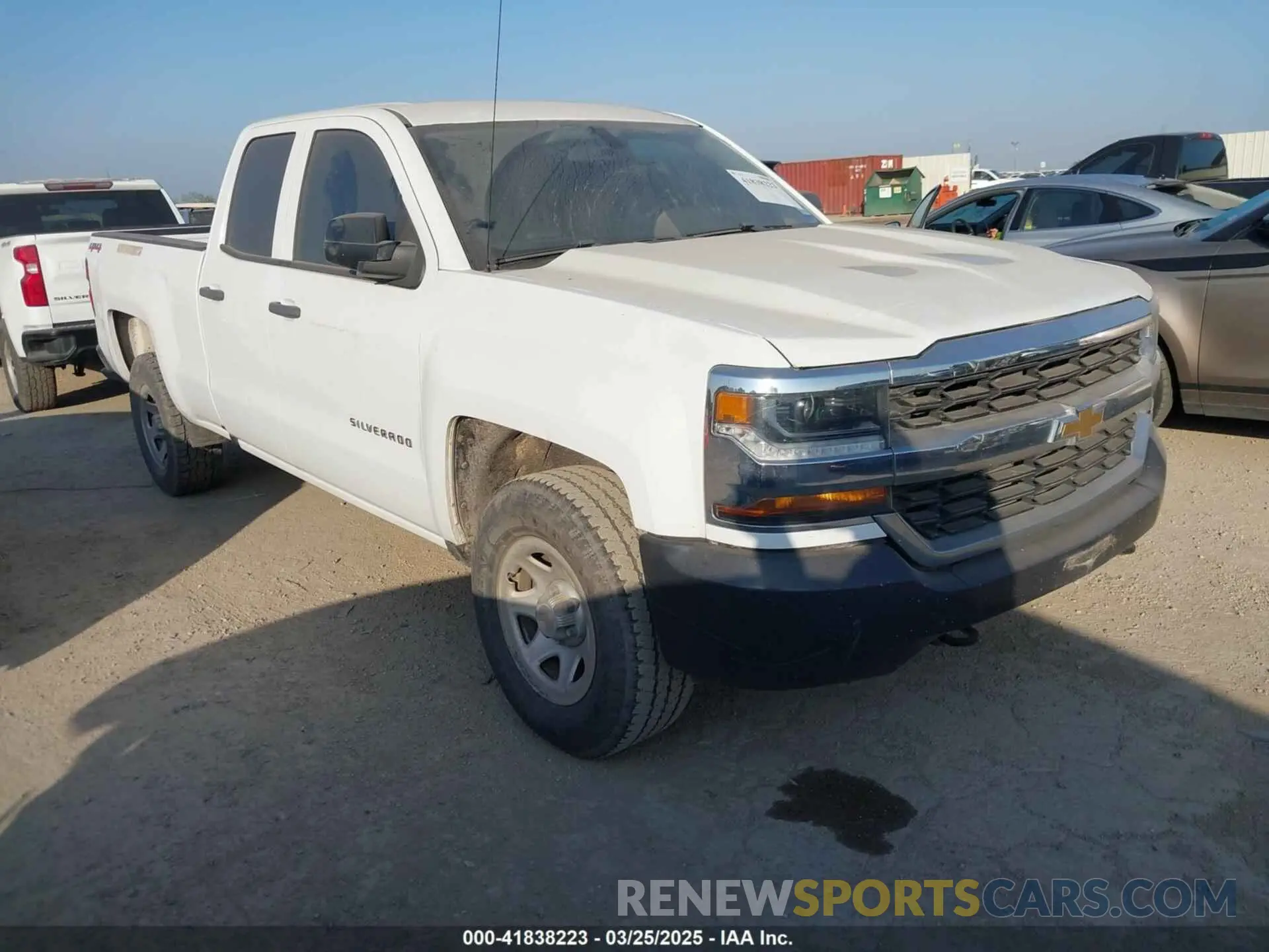 1 Photograph of a damaged car 2GCVKNEC0K1160970 CHEVROLET SILVERADO 1500 LD 2019