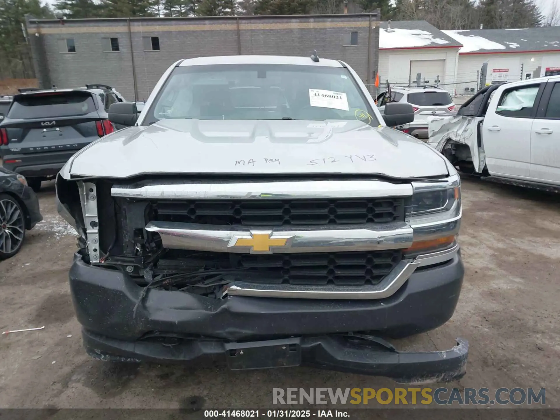 12 Photograph of a damaged car 2GCVKNEC1K1126472 CHEVROLET SILVERADO 1500 LD 2019