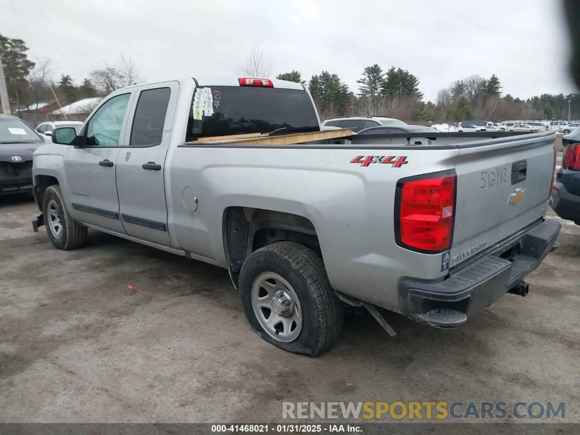 3 Photograph of a damaged car 2GCVKNEC1K1126472 CHEVROLET SILVERADO 1500 LD 2019