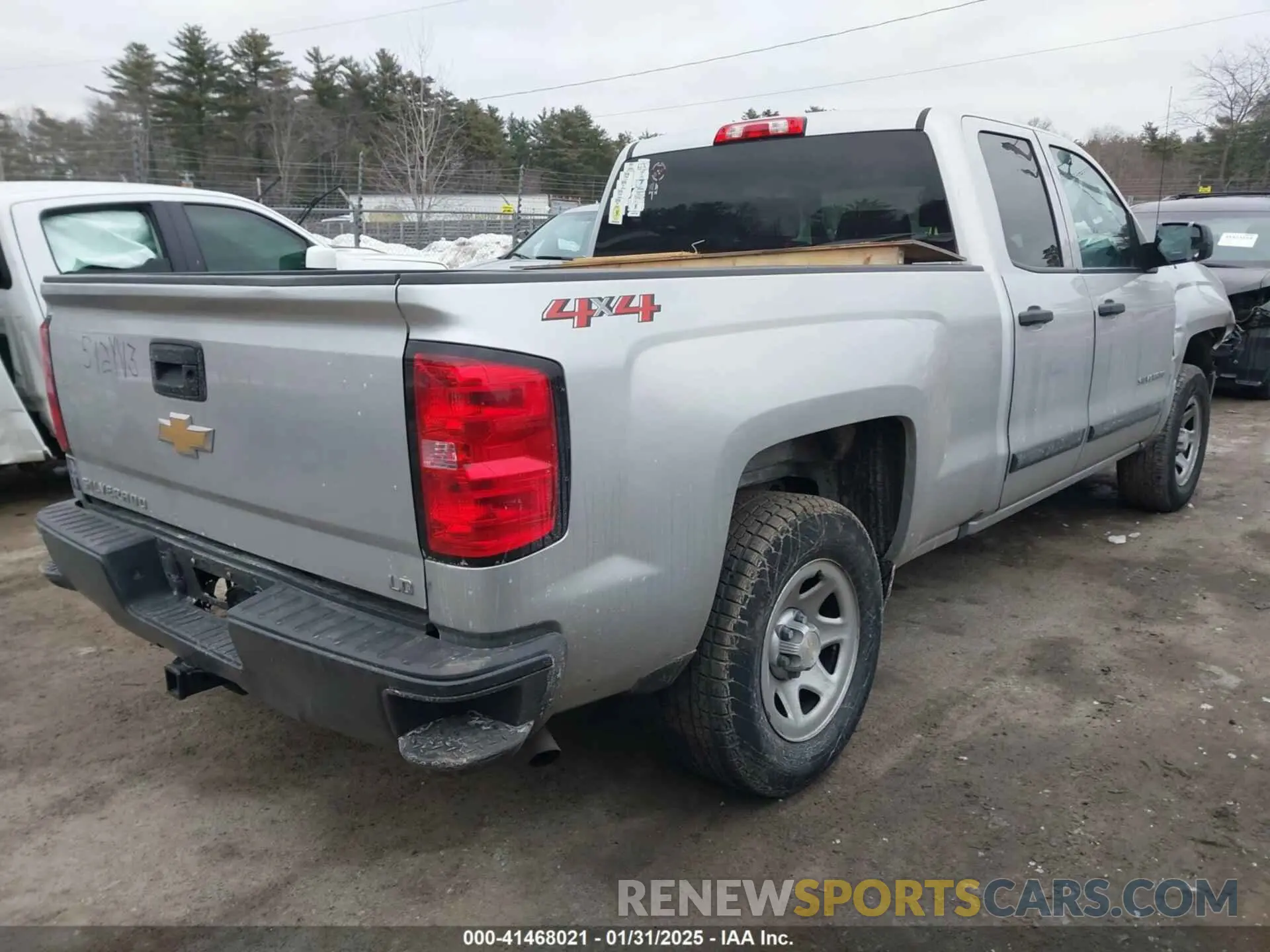 4 Photograph of a damaged car 2GCVKNEC1K1126472 CHEVROLET SILVERADO 1500 LD 2019