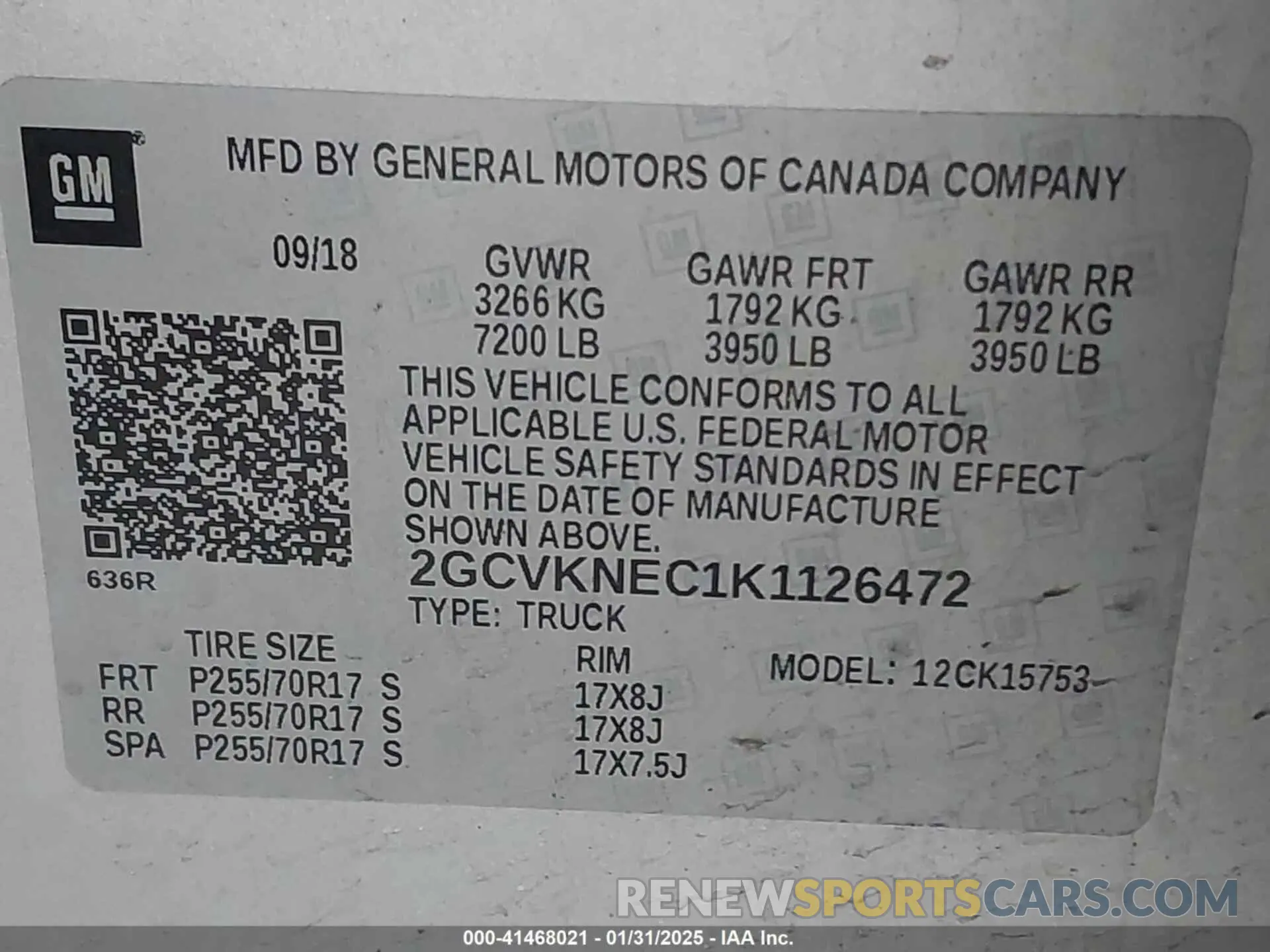 9 Photograph of a damaged car 2GCVKNEC1K1126472 CHEVROLET SILVERADO 1500 LD 2019