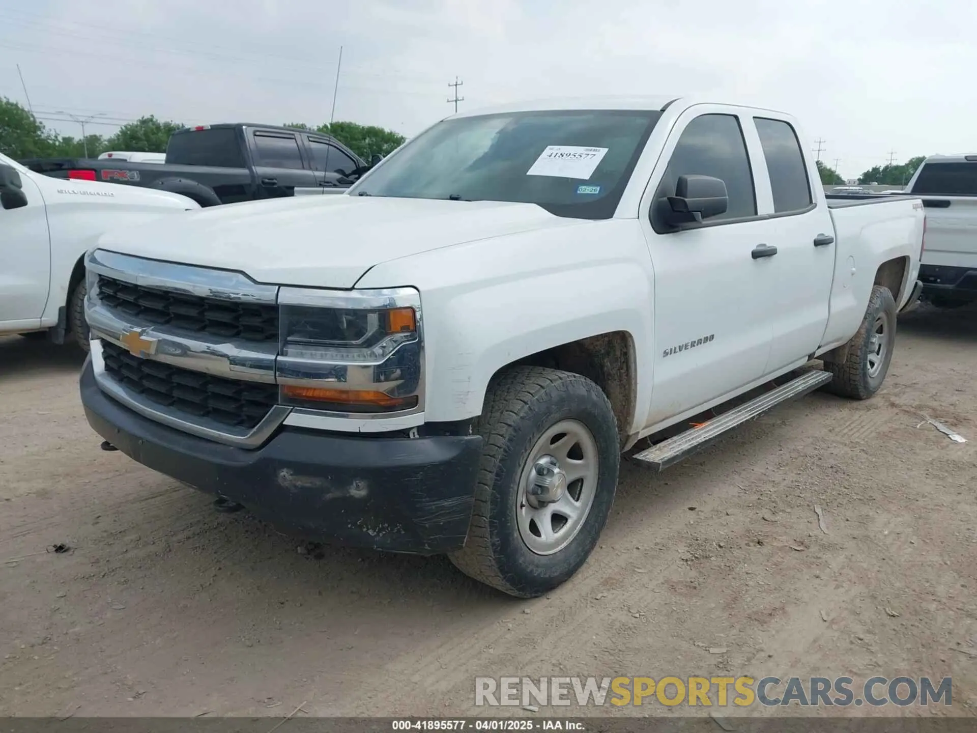 2 Photograph of a damaged car 2GCVKNEC2K1159562 CHEVROLET SILVERADO 1500 LD 2019