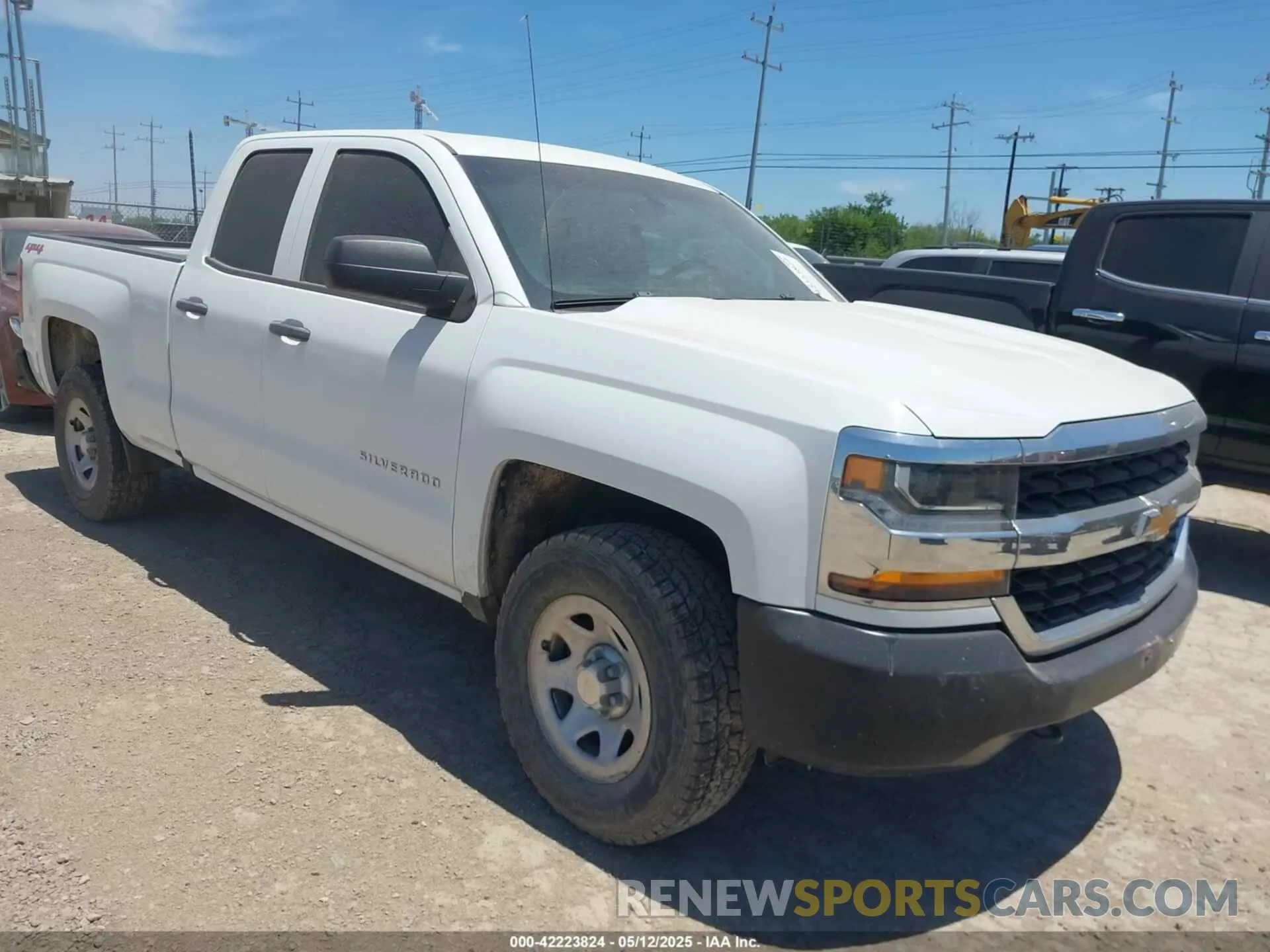 1 Photograph of a damaged car 2GCVKNEC2K1160727 CHEVROLET SILVERADO 1500 LD 2019