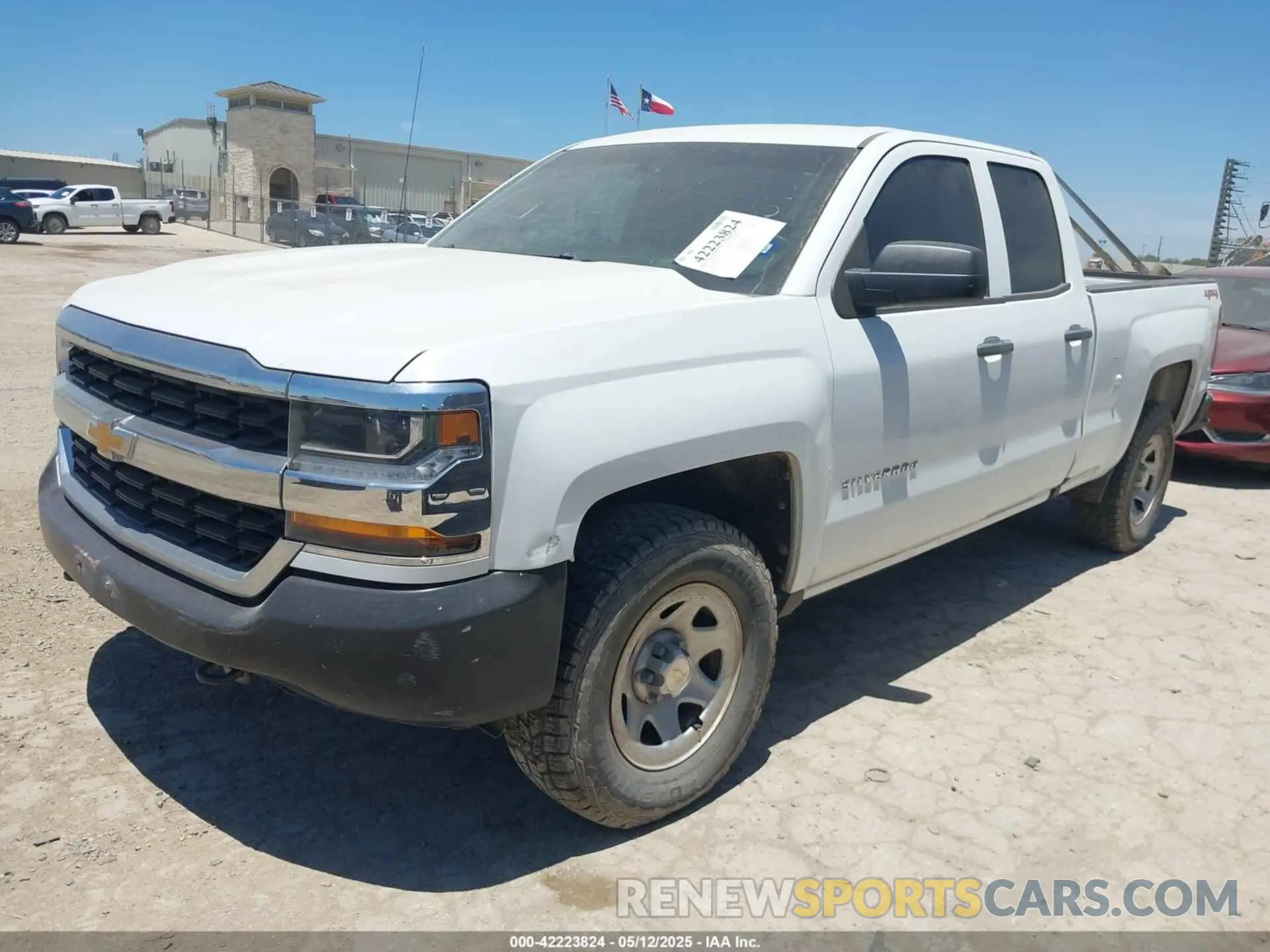 2 Photograph of a damaged car 2GCVKNEC2K1160727 CHEVROLET SILVERADO 1500 LD 2019