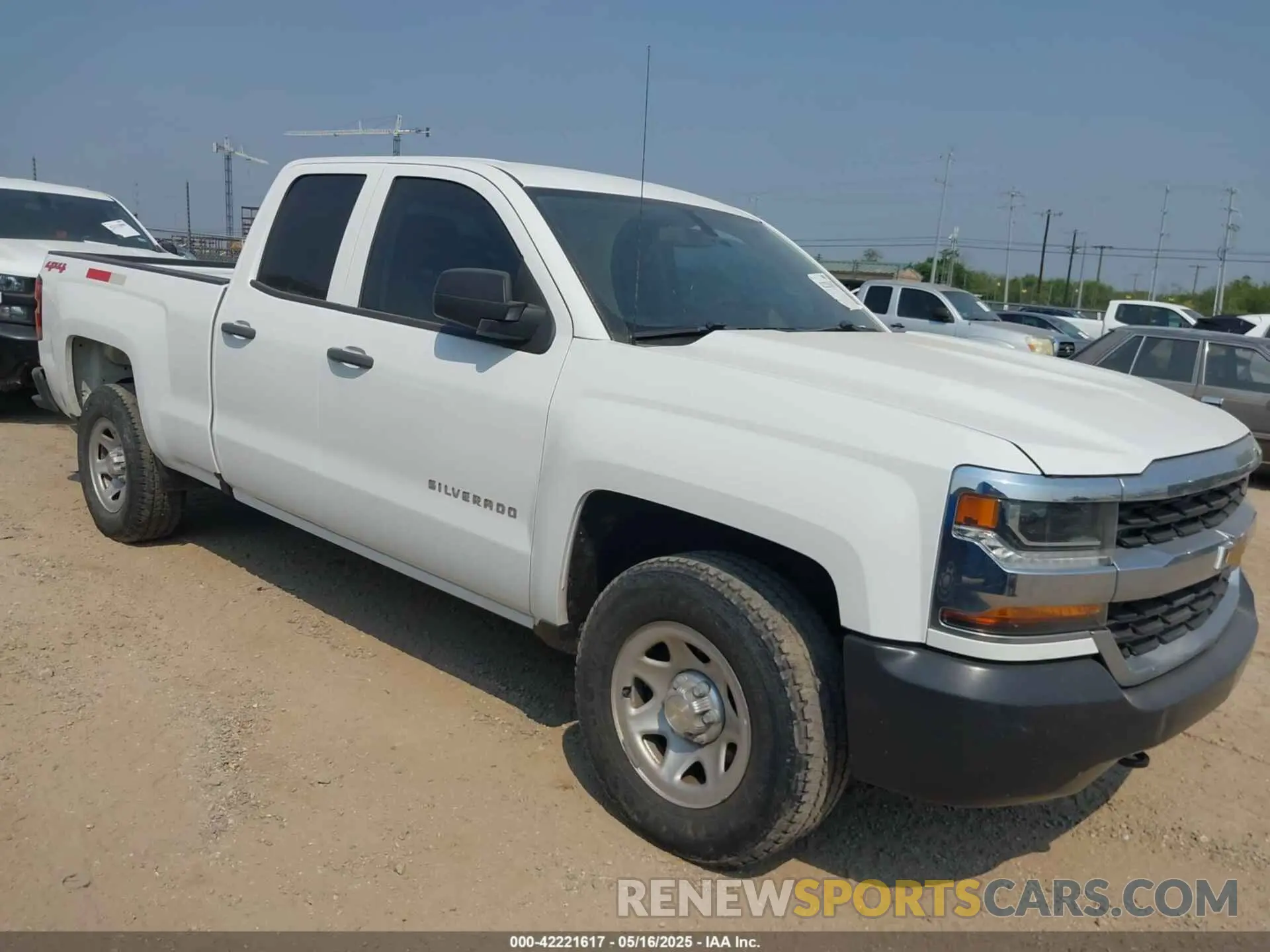 1 Photograph of a damaged car 2GCVKNEC7K1161016 CHEVROLET SILVERADO 1500 LD 2019