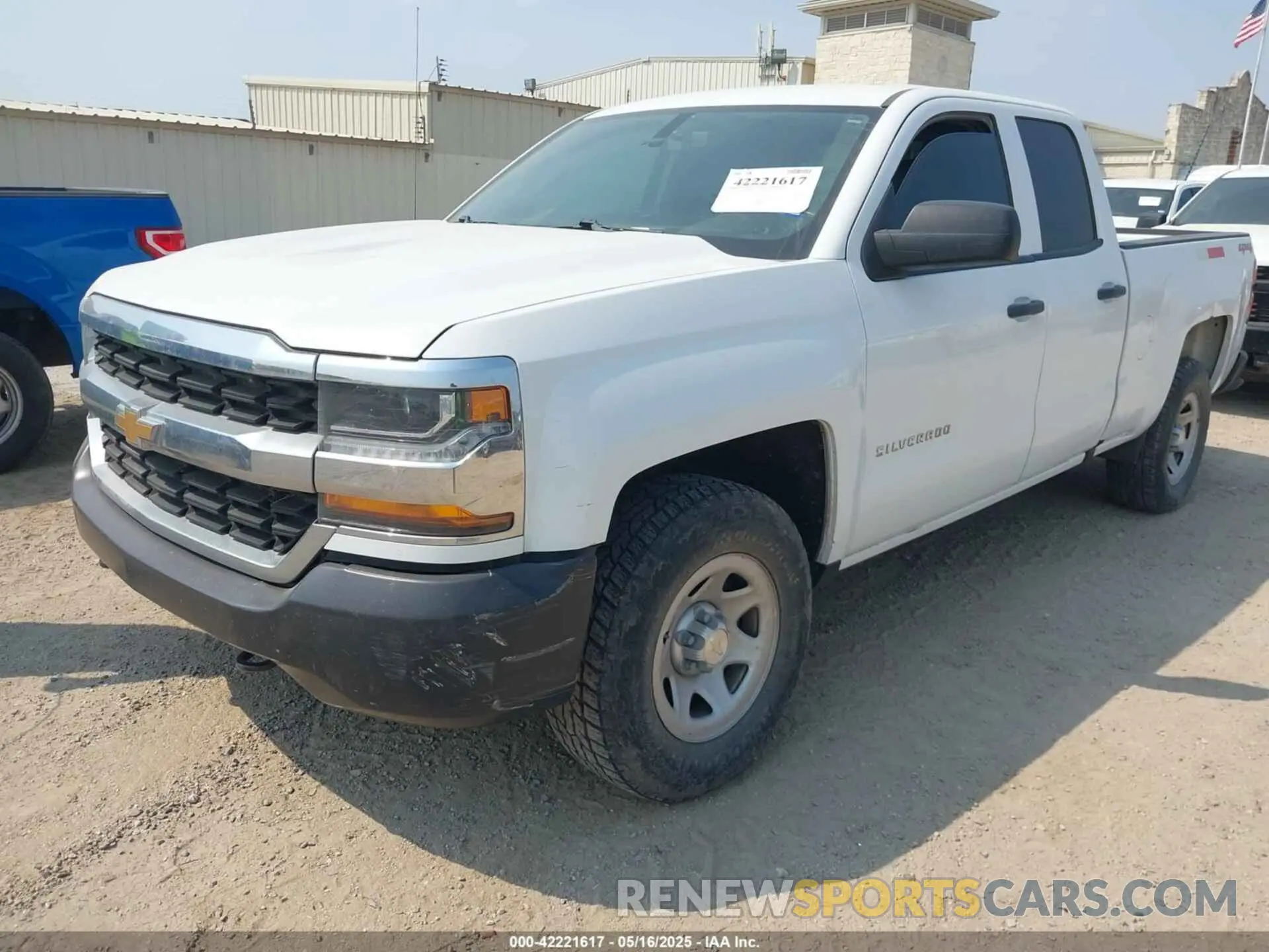 2 Photograph of a damaged car 2GCVKNEC7K1161016 CHEVROLET SILVERADO 1500 LD 2019